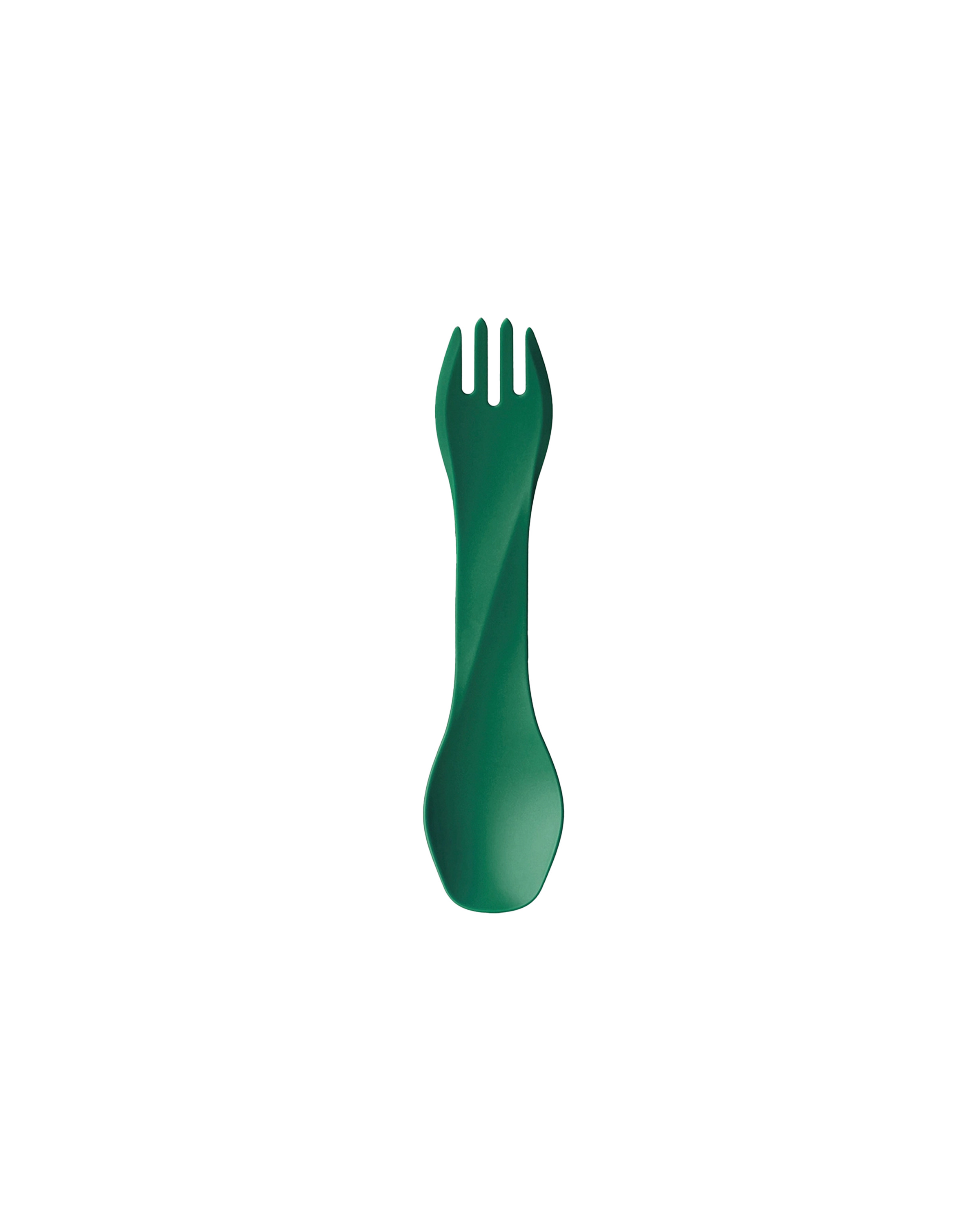 GoBites Kids Portable Reusable Spork: Forest Green