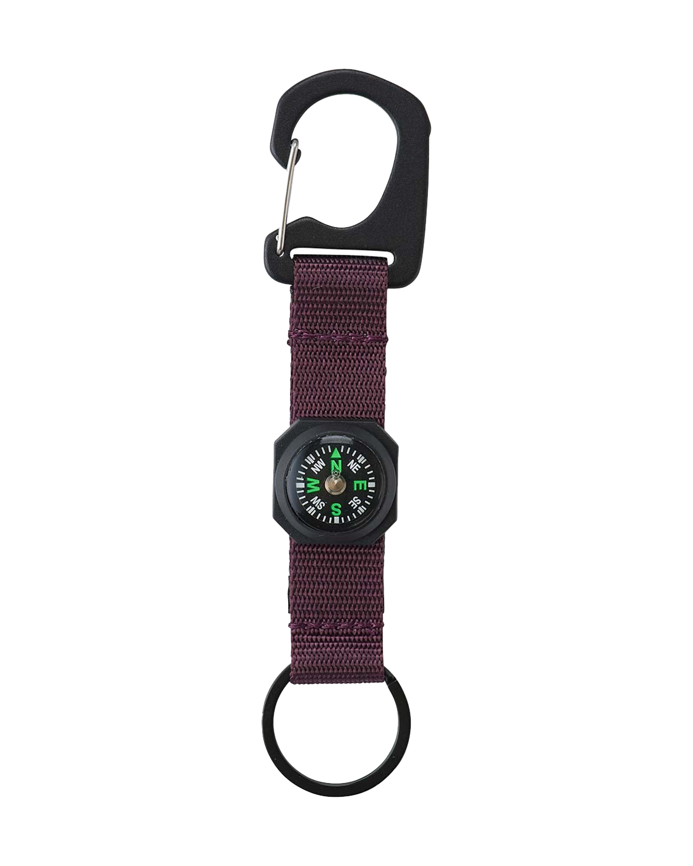 Compass Keyring Purple
