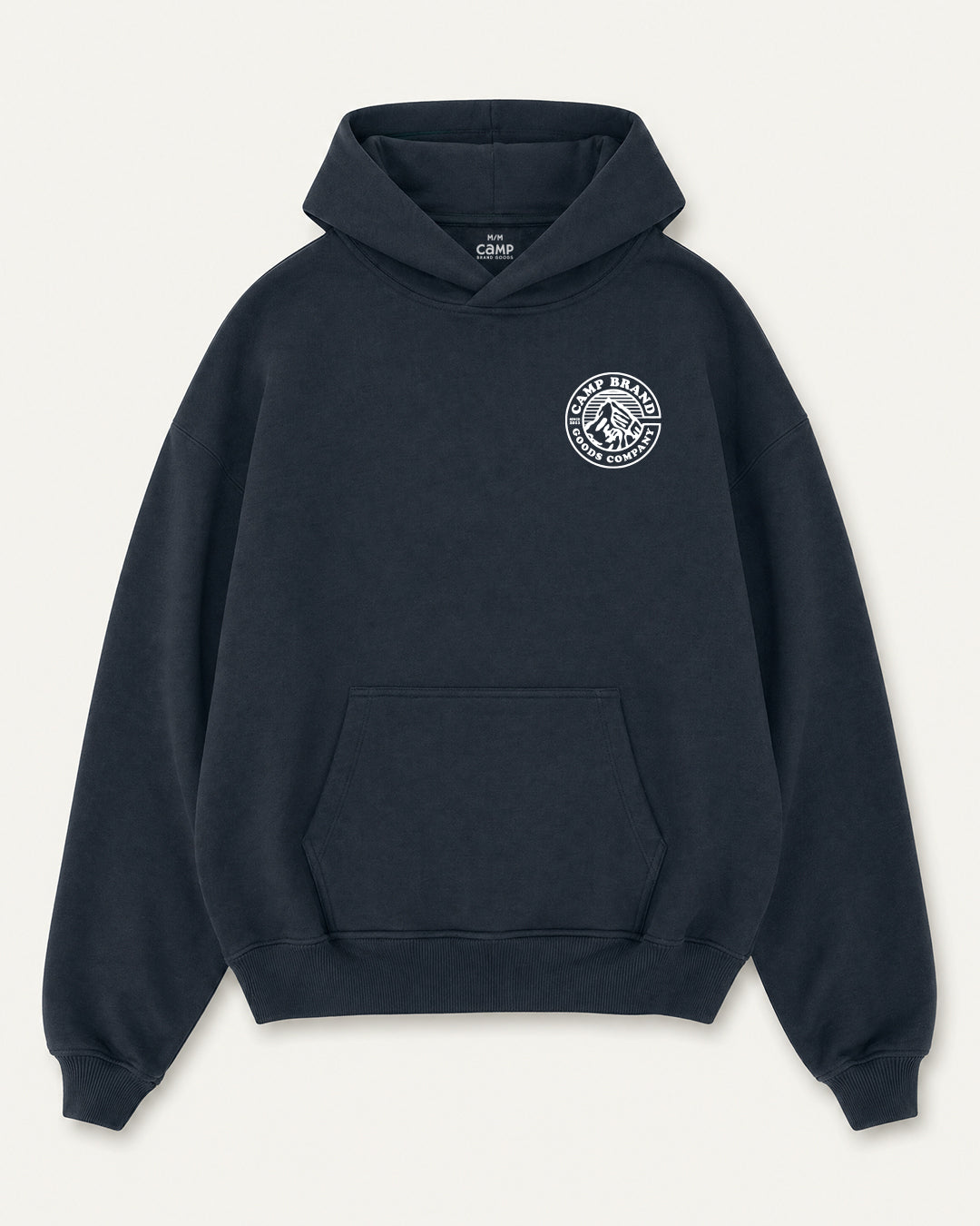 Heritage Crest Vintage Hoodie - Navy