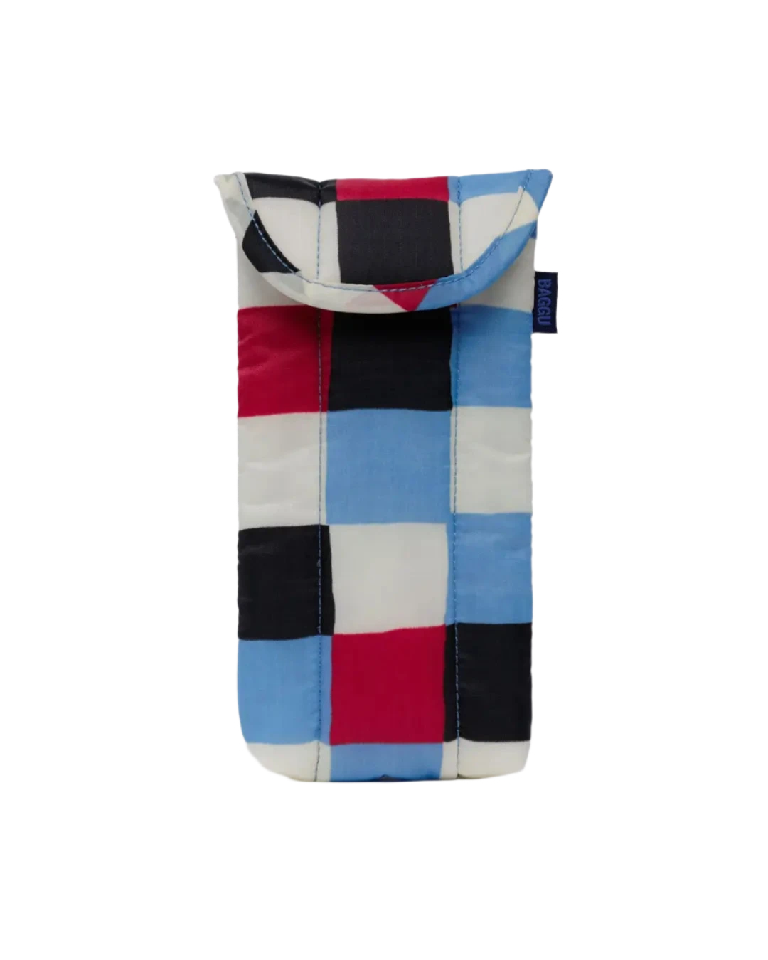 Puffy Glasses Sleeve Painted Check