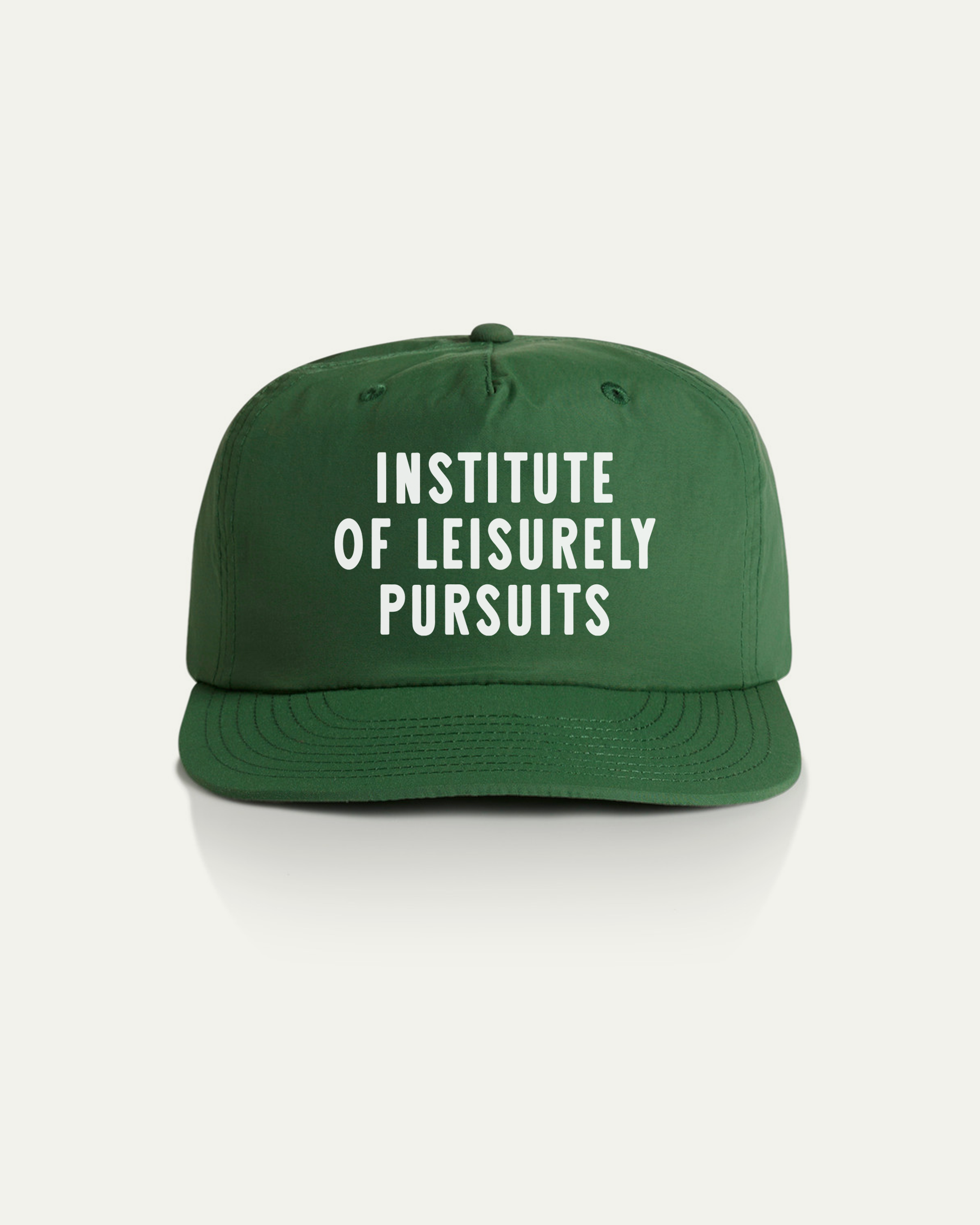 Institute Nylon Camp Hat - Forest Green
