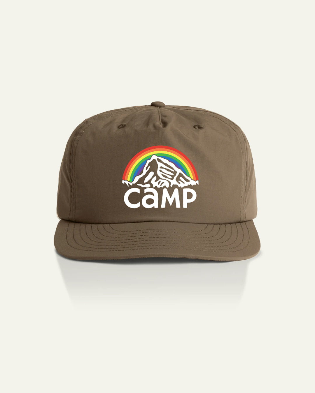 In It Together Nylon Camp Hat - Walnut