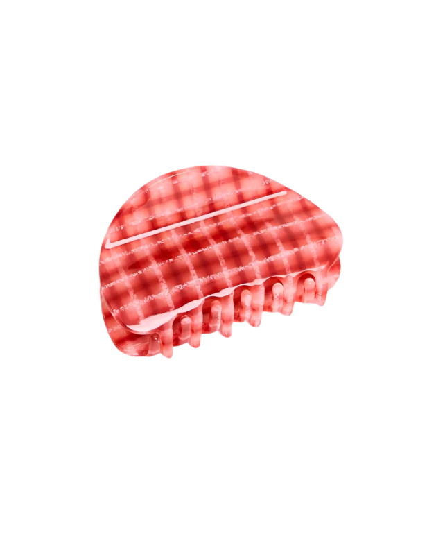 Juno Claw in Red Plaid