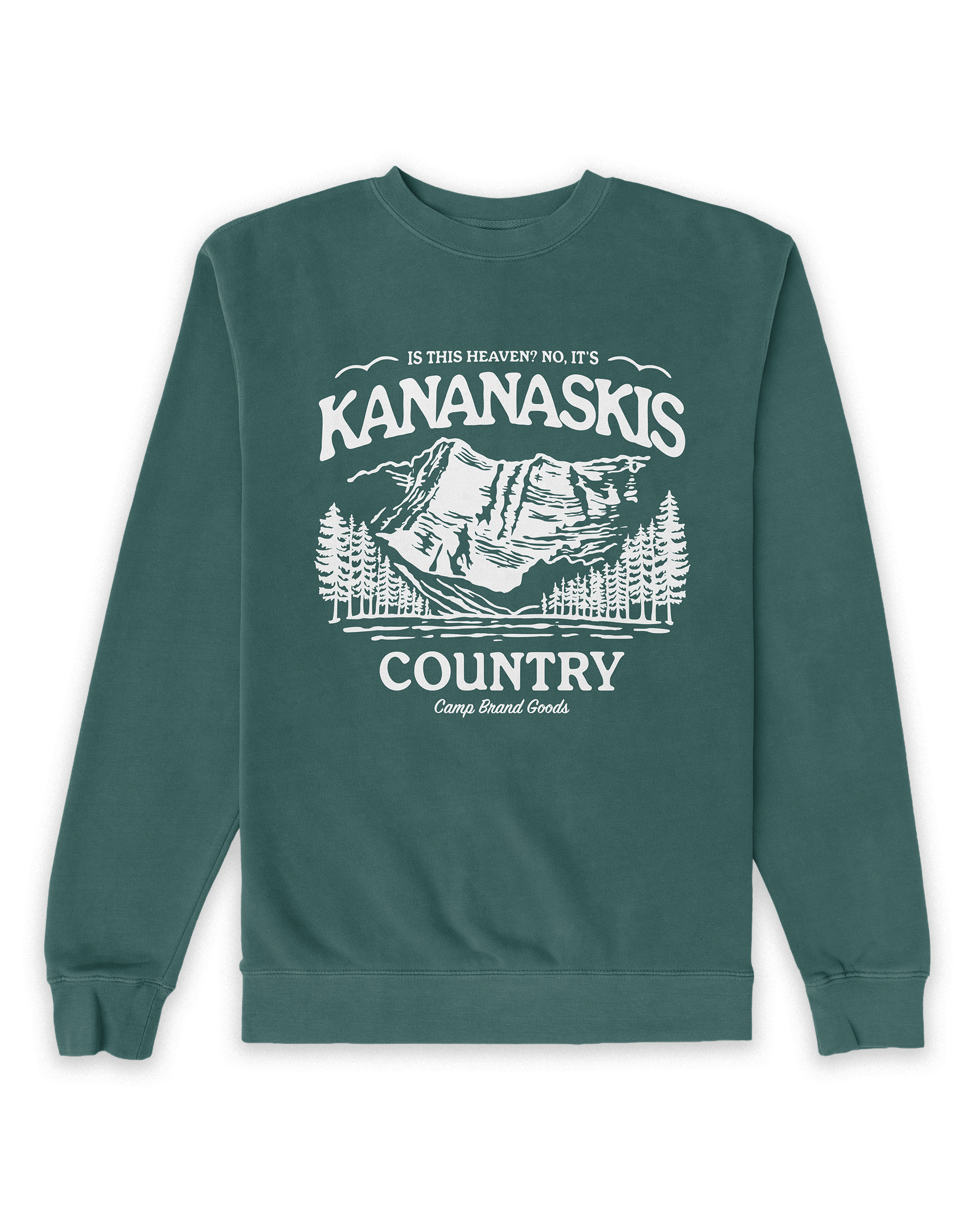 Kananaskis Vintage Crew - Faded Green