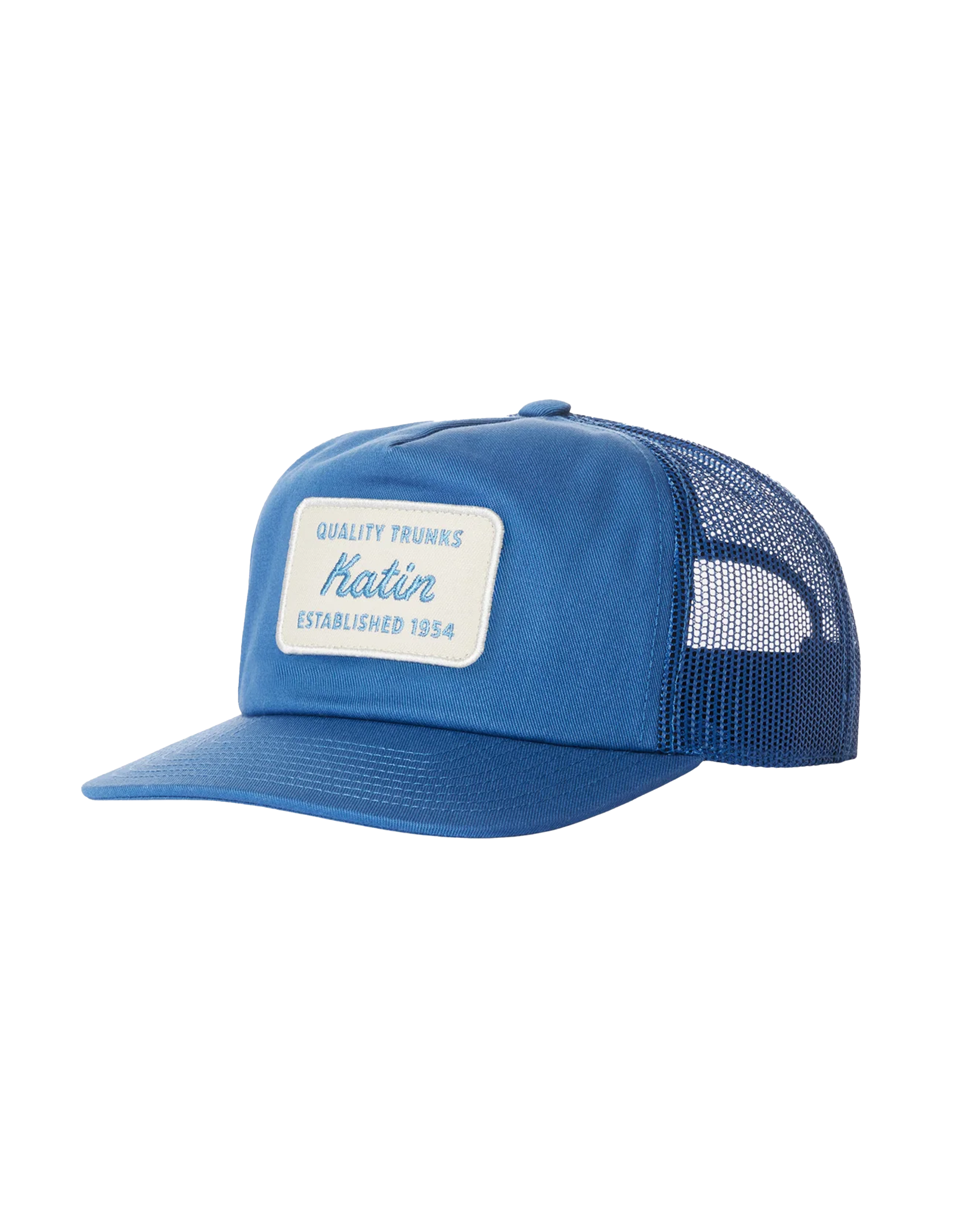 Quality Trucker Hat Blue