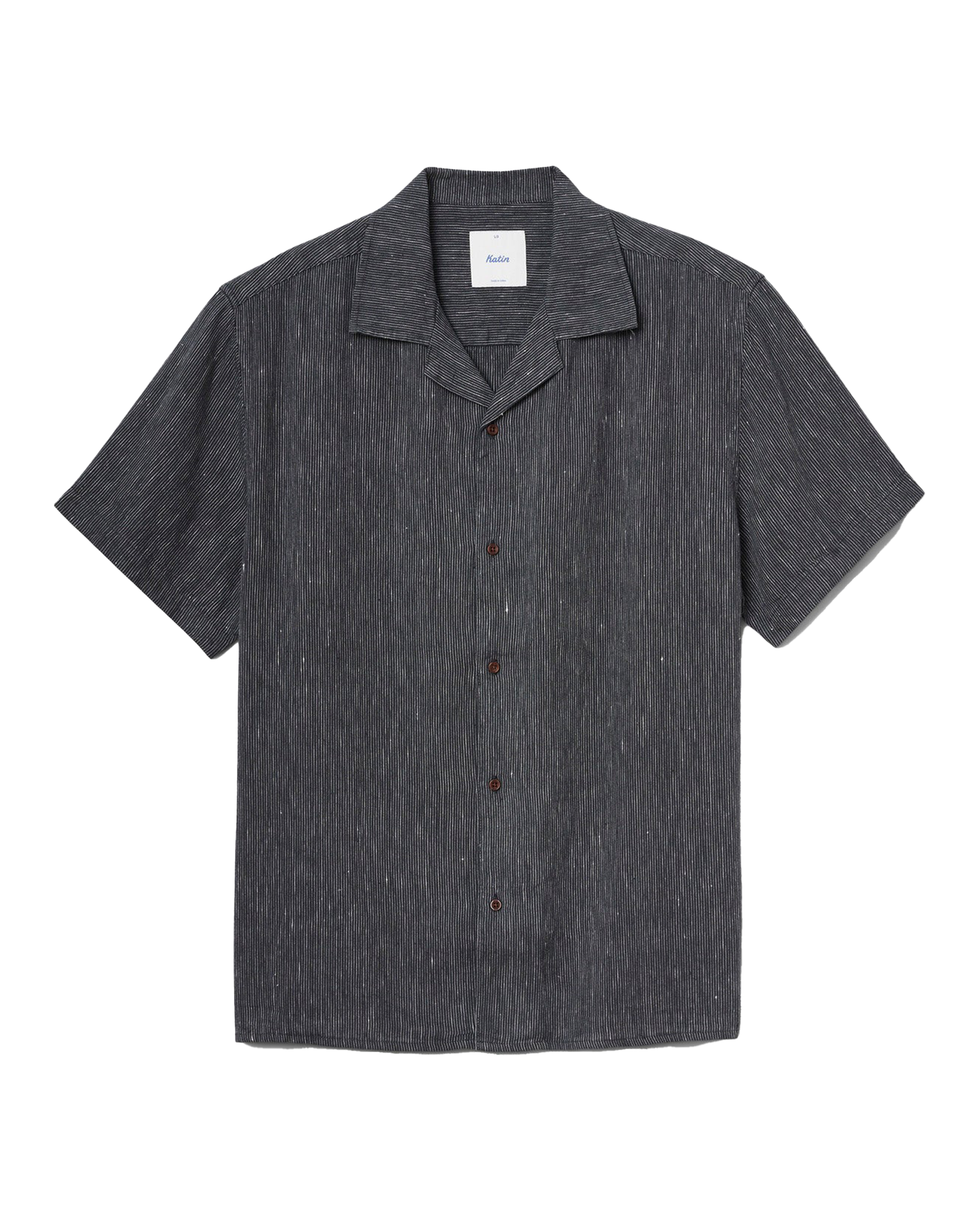 Teller Stripe Shirt Black Wash