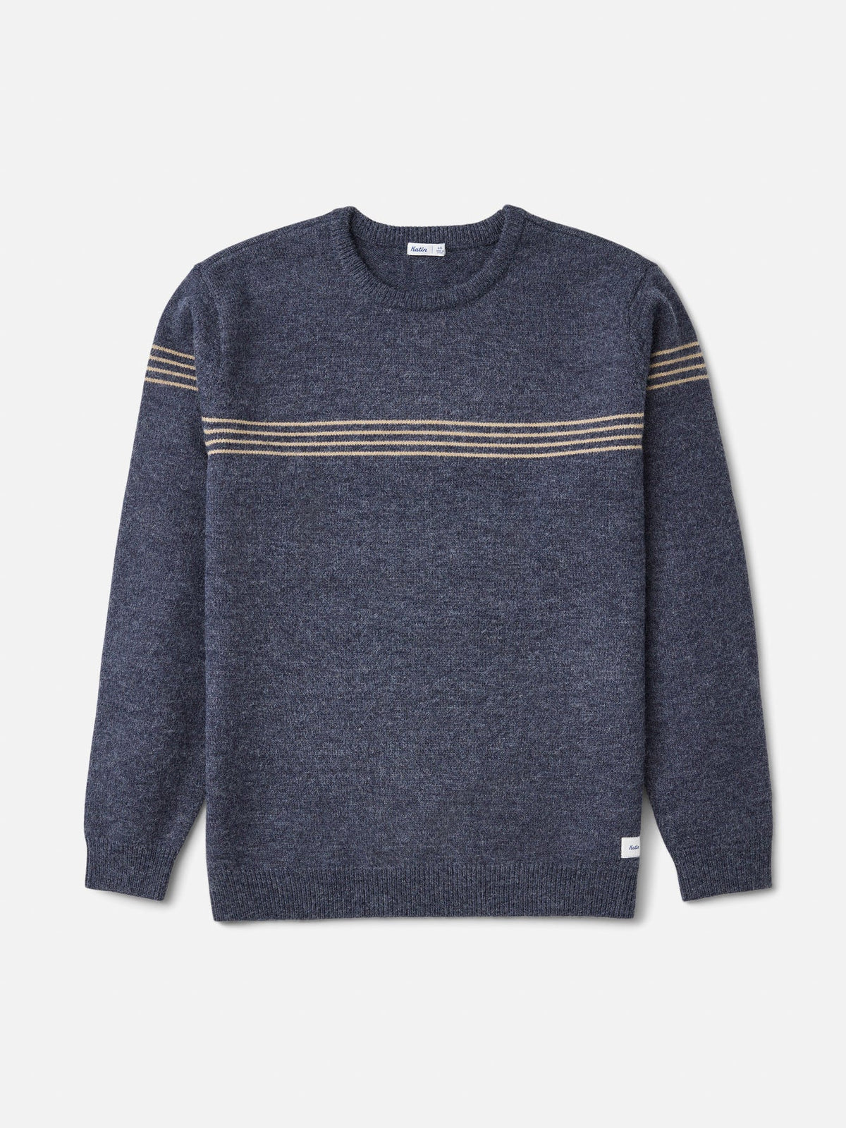 Katin Charles Sweater in Navy, flat, front