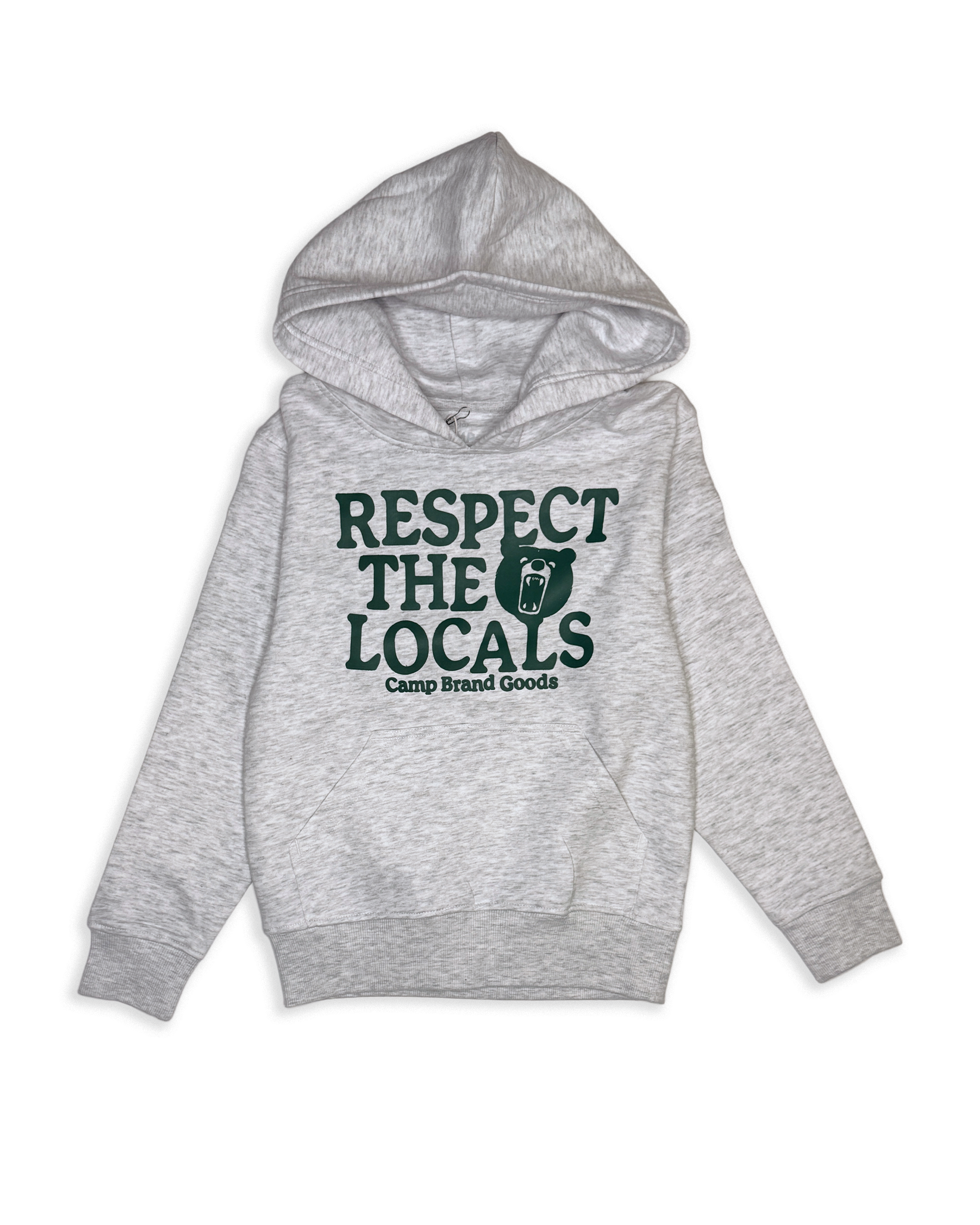 Respect Kids Hoodie - White Heather