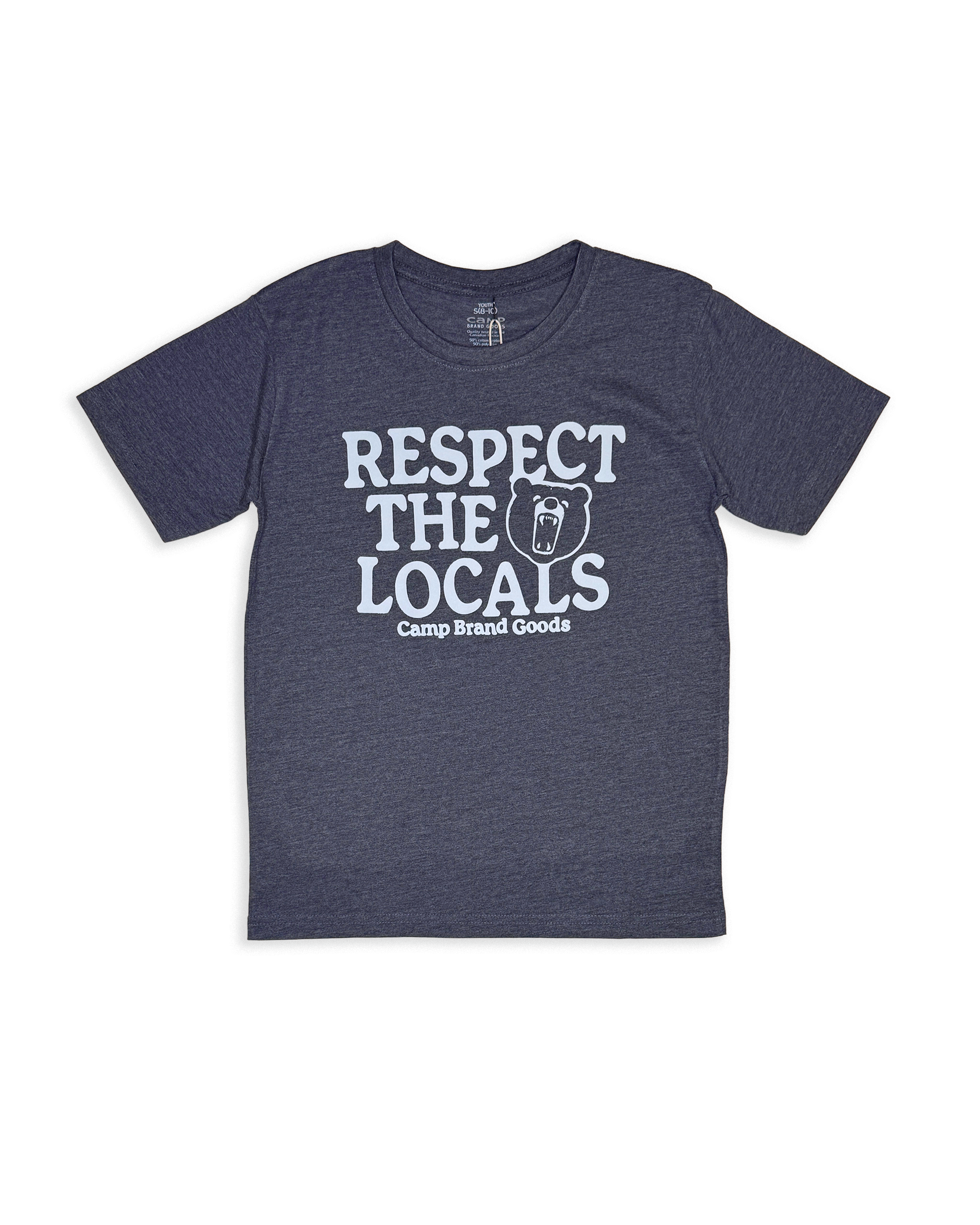 Respect Kids Tee - Heather Navy