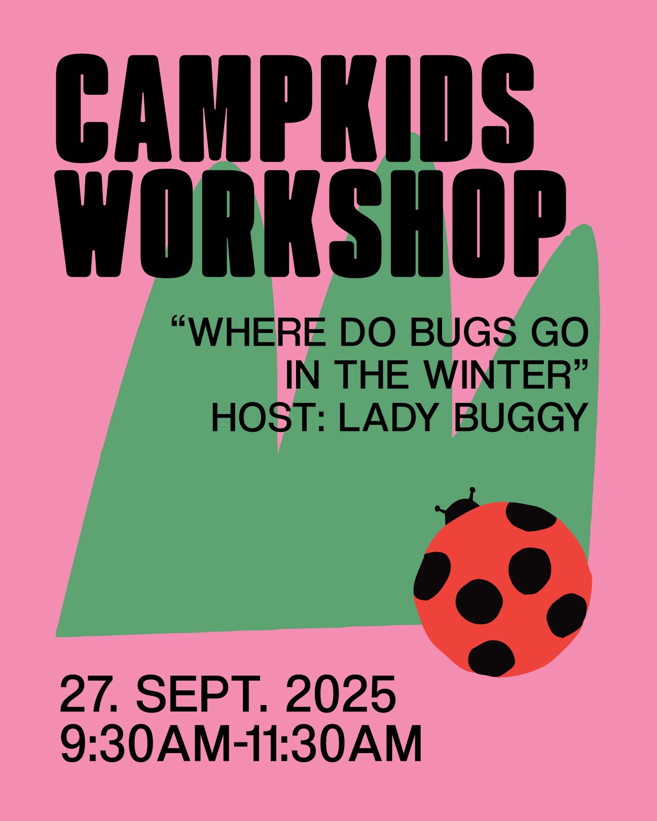 CAMPKIDS - BUG WORKSHOP