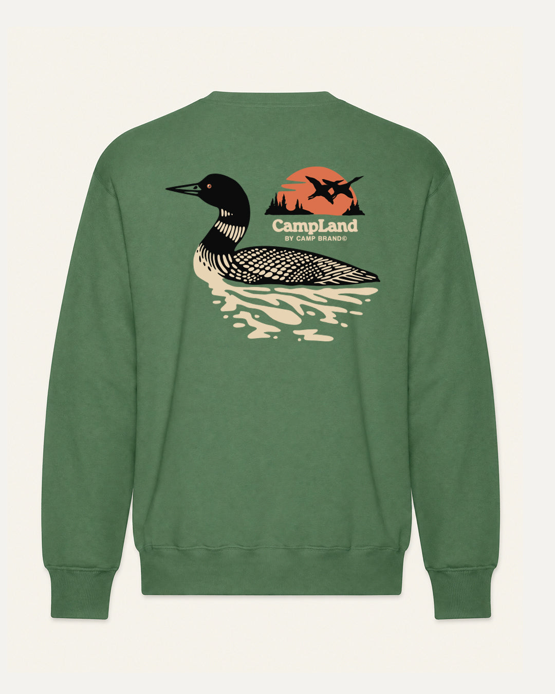 Loon Lake Everyday Crewneck - Balsam Green