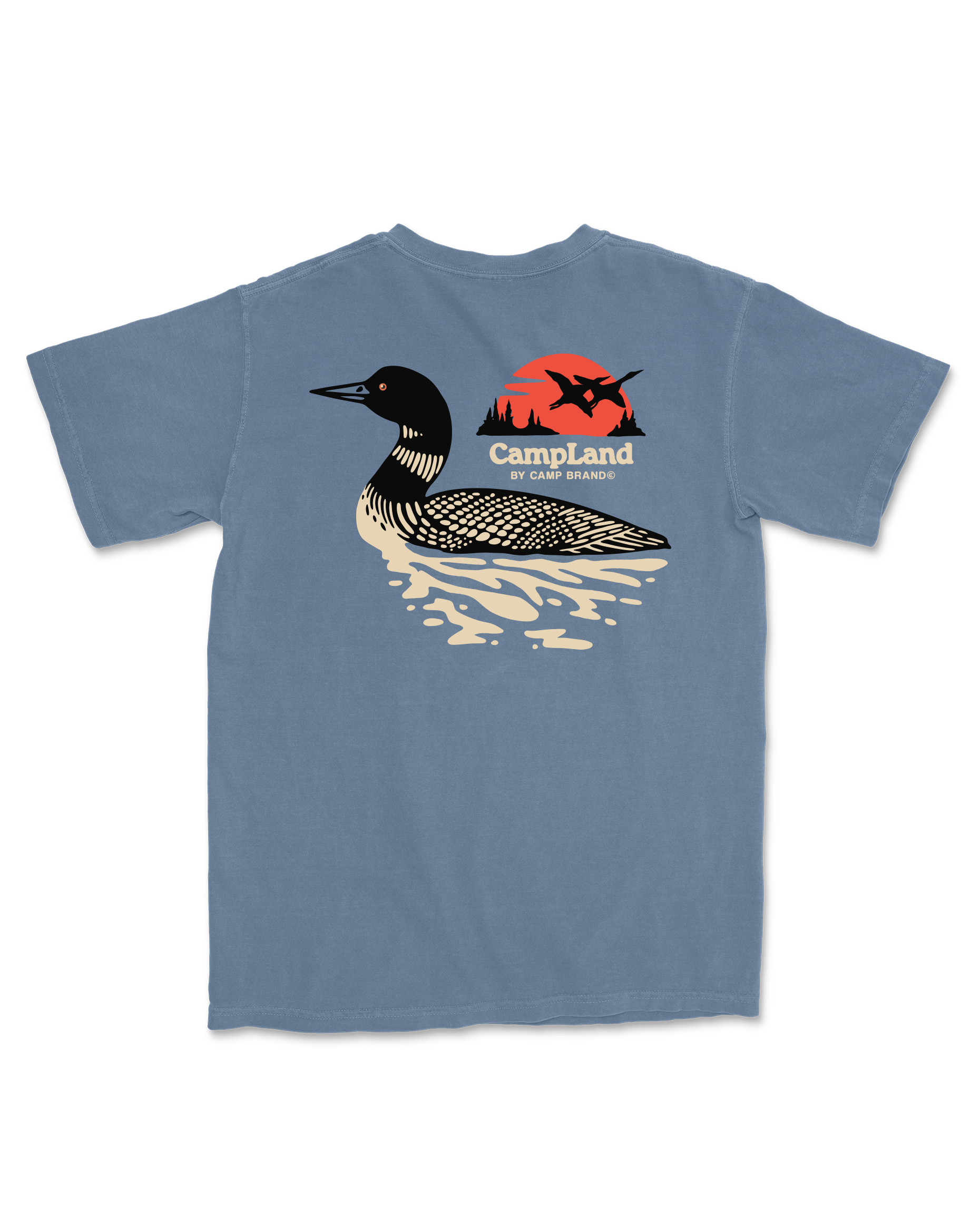 Loon Lake Vintage Tee - Faded Navy