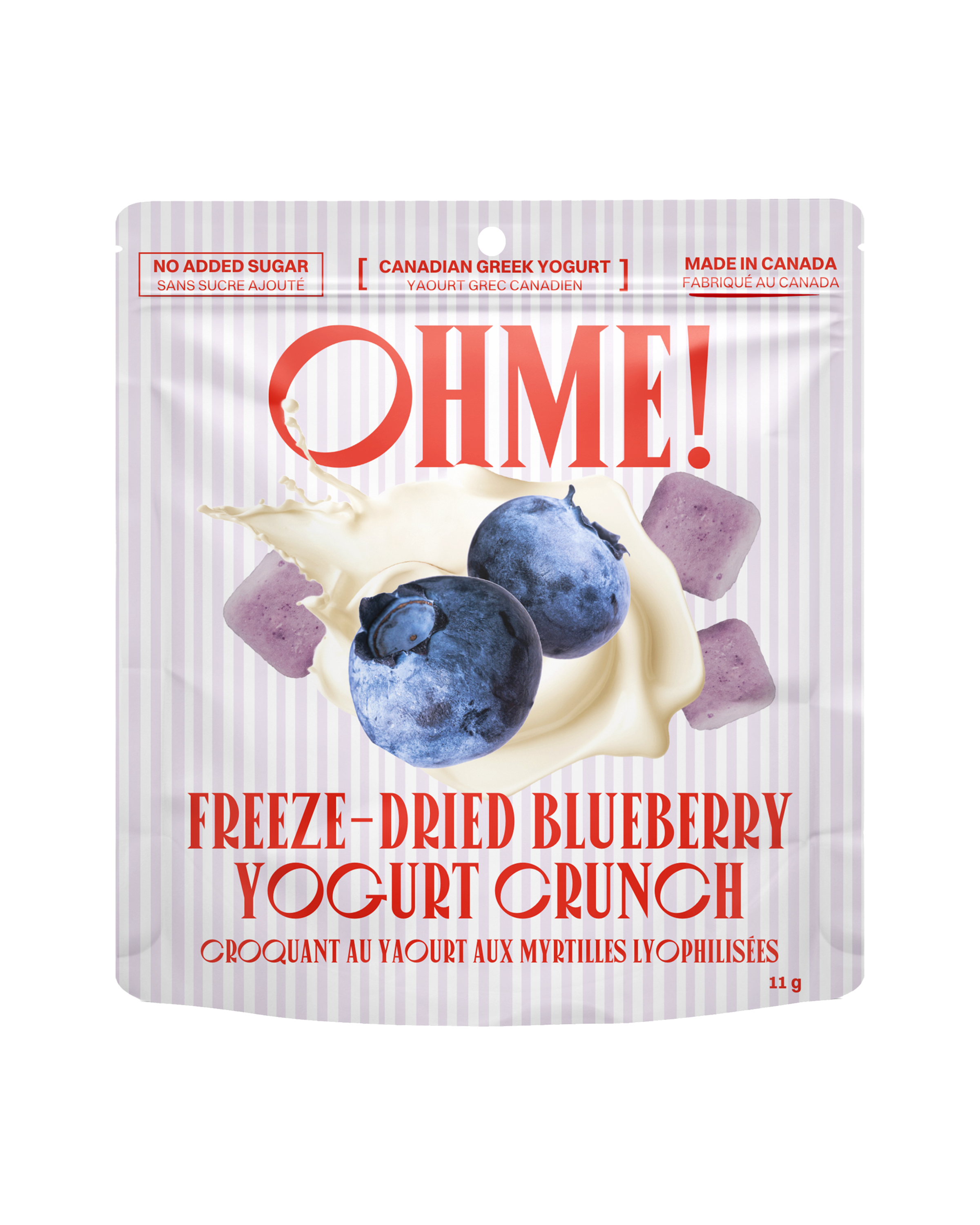 Freeze-Dried Blueberry Yogurt Crunch