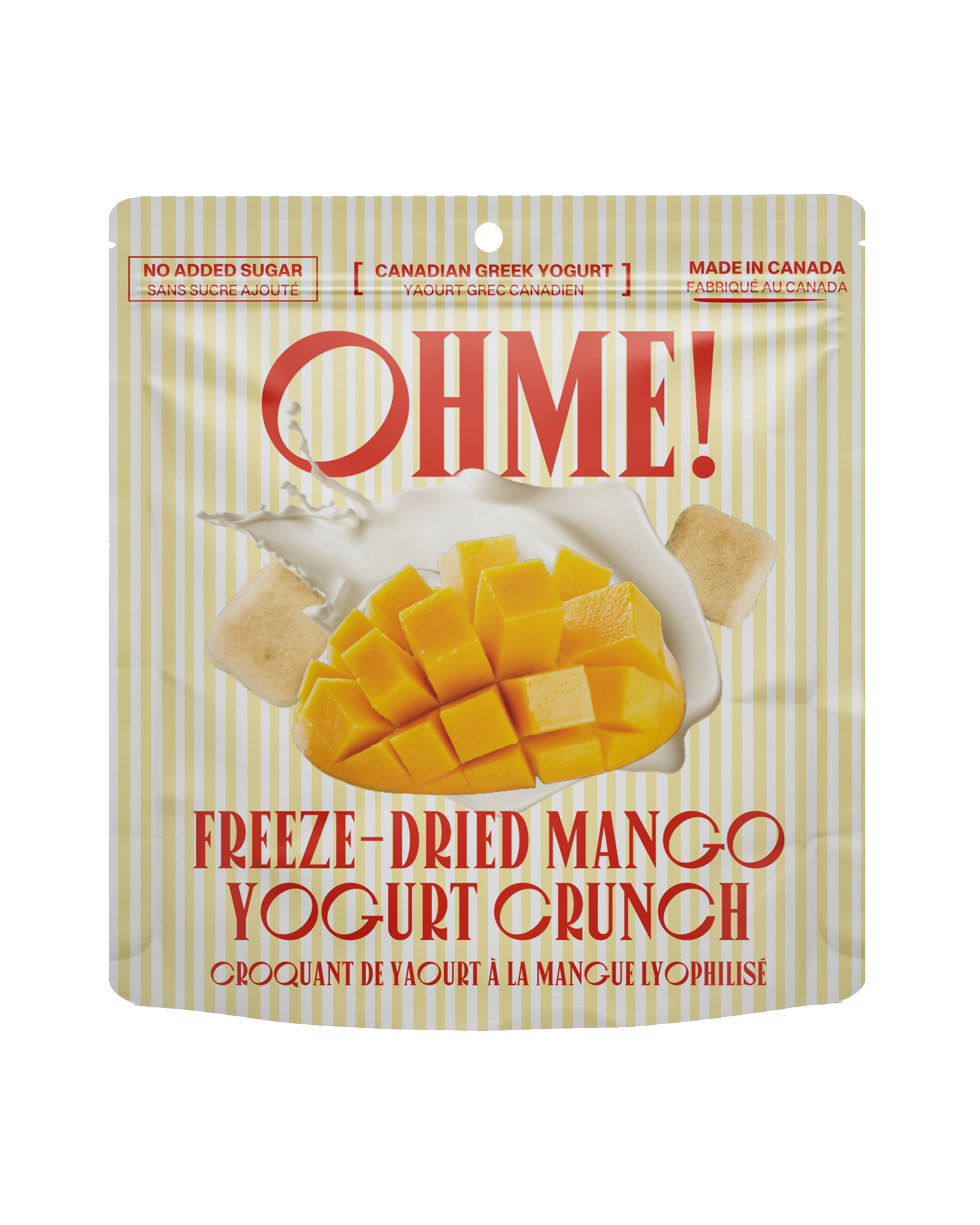 Freeze-Dried Mango Yogurt Crunch