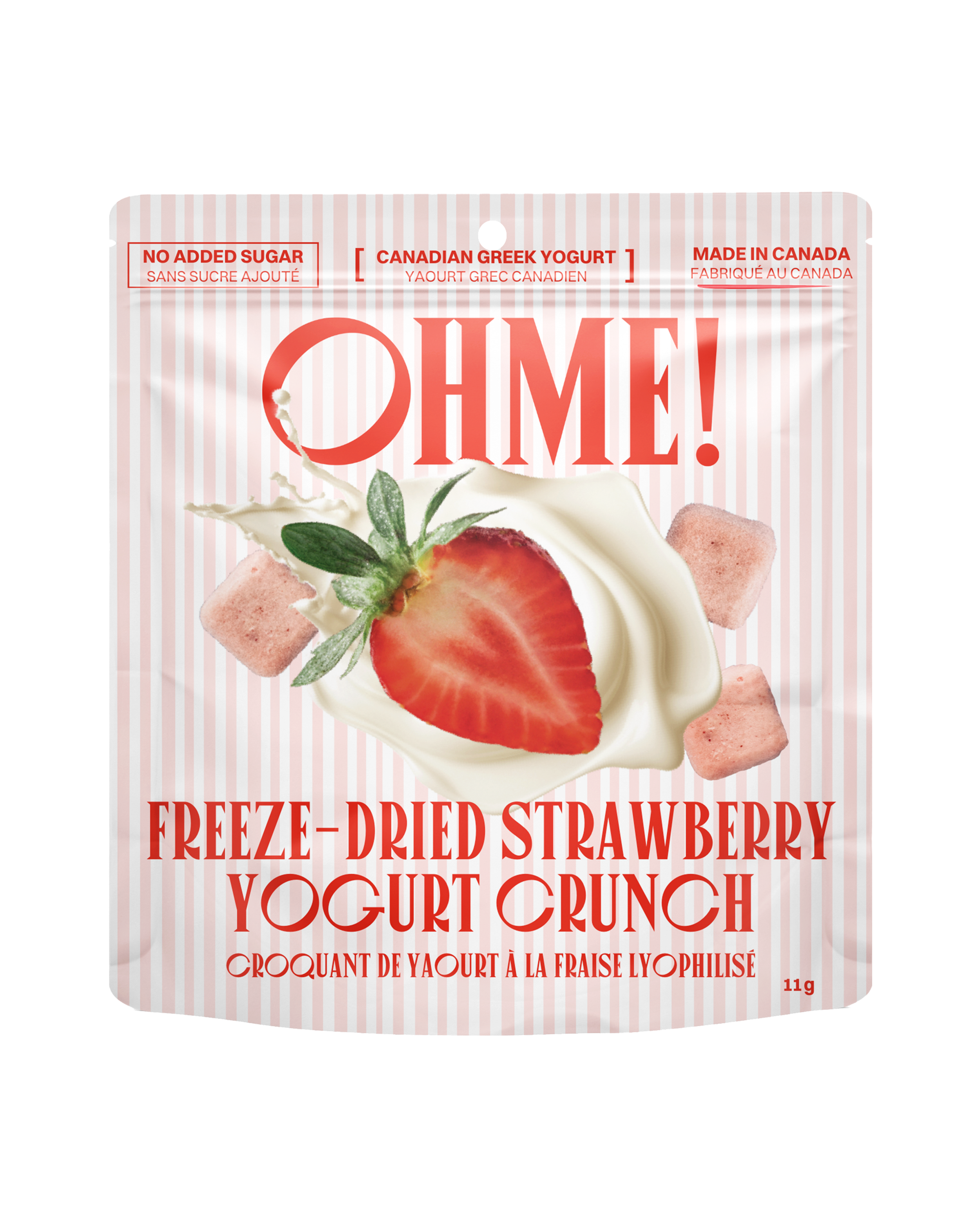 Freeze-Dried Strawberry Yogurt Crunch