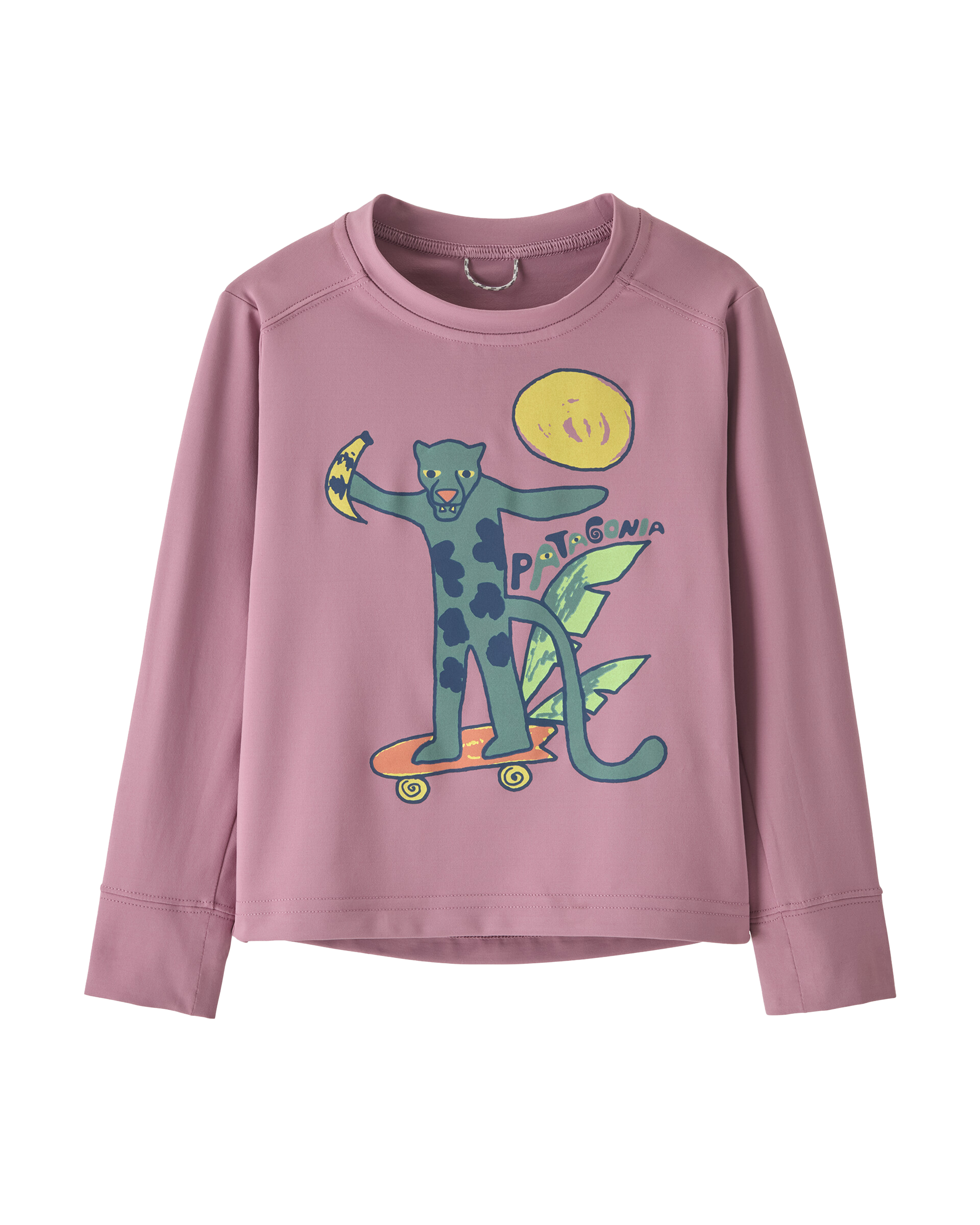 Baby Longsleeve Capilene Silkweight T-Shirt Jaguar Boogie: Light Violet