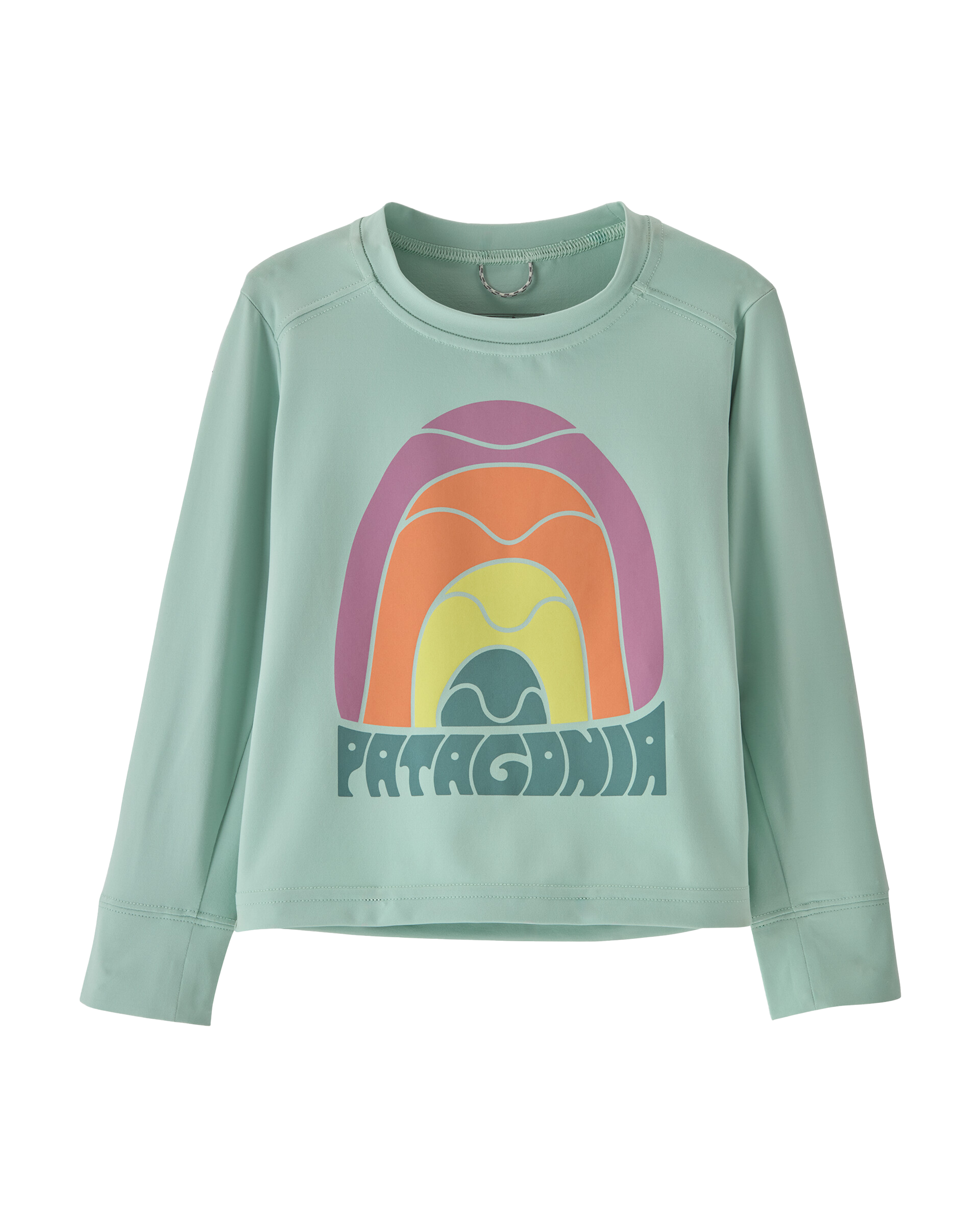 Baby Longsleeve Capilene Silkweight T-Shirt Rainbow Wave: Thin Ice