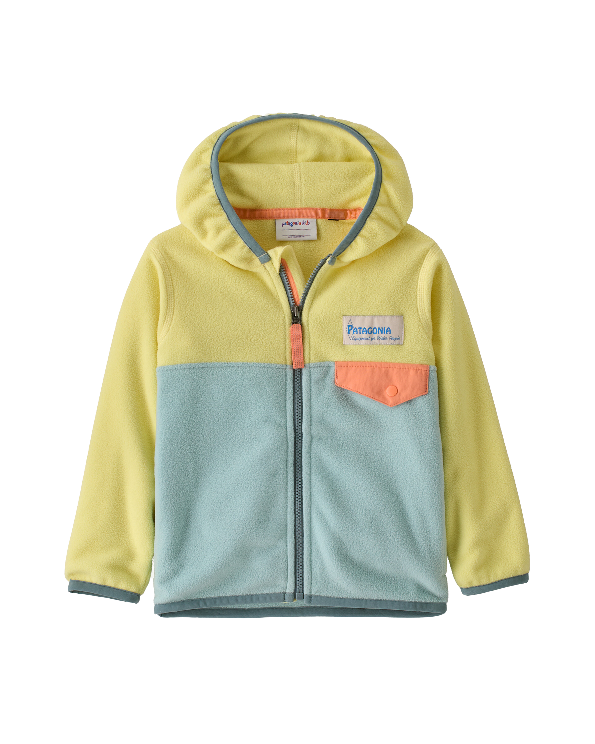 Baby Micro D Snap-T Jacket Water People Label: Thin Ice