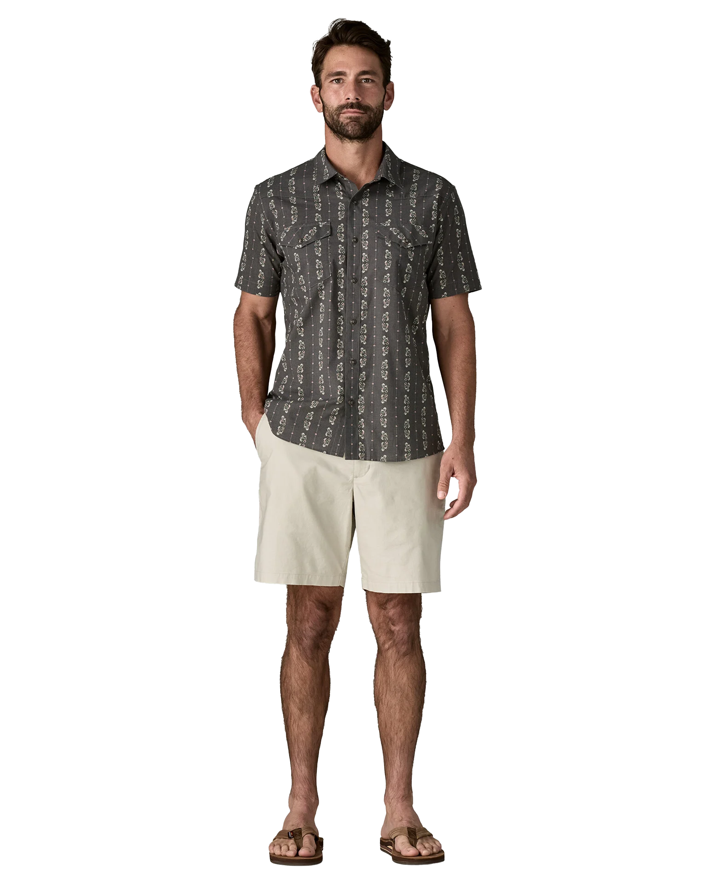 Men's Go To Western Shirt Lowlands: Forge Grey