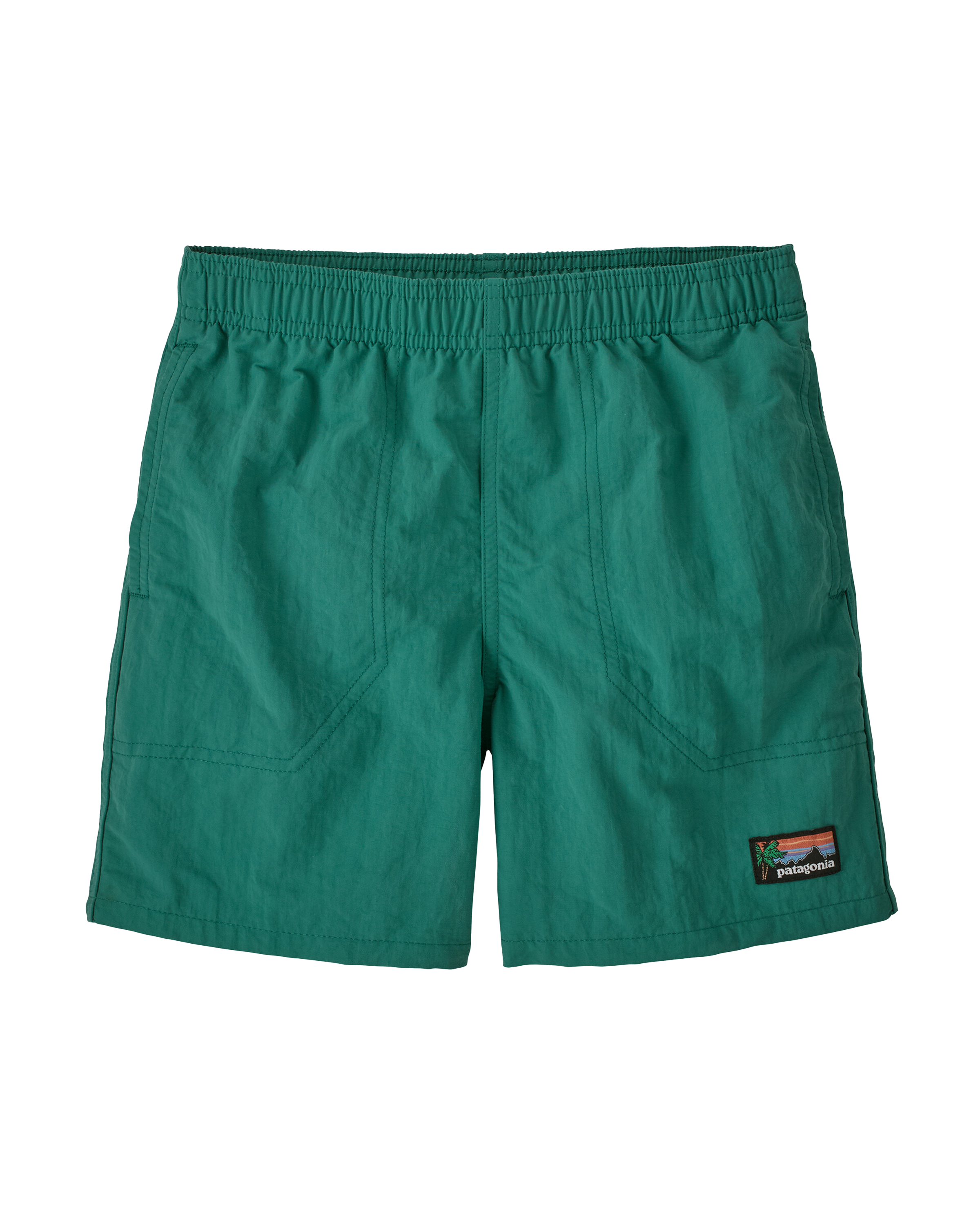 Kid's Baggies Shorts 5 in. - Lined Tidal Threads: Gem Green