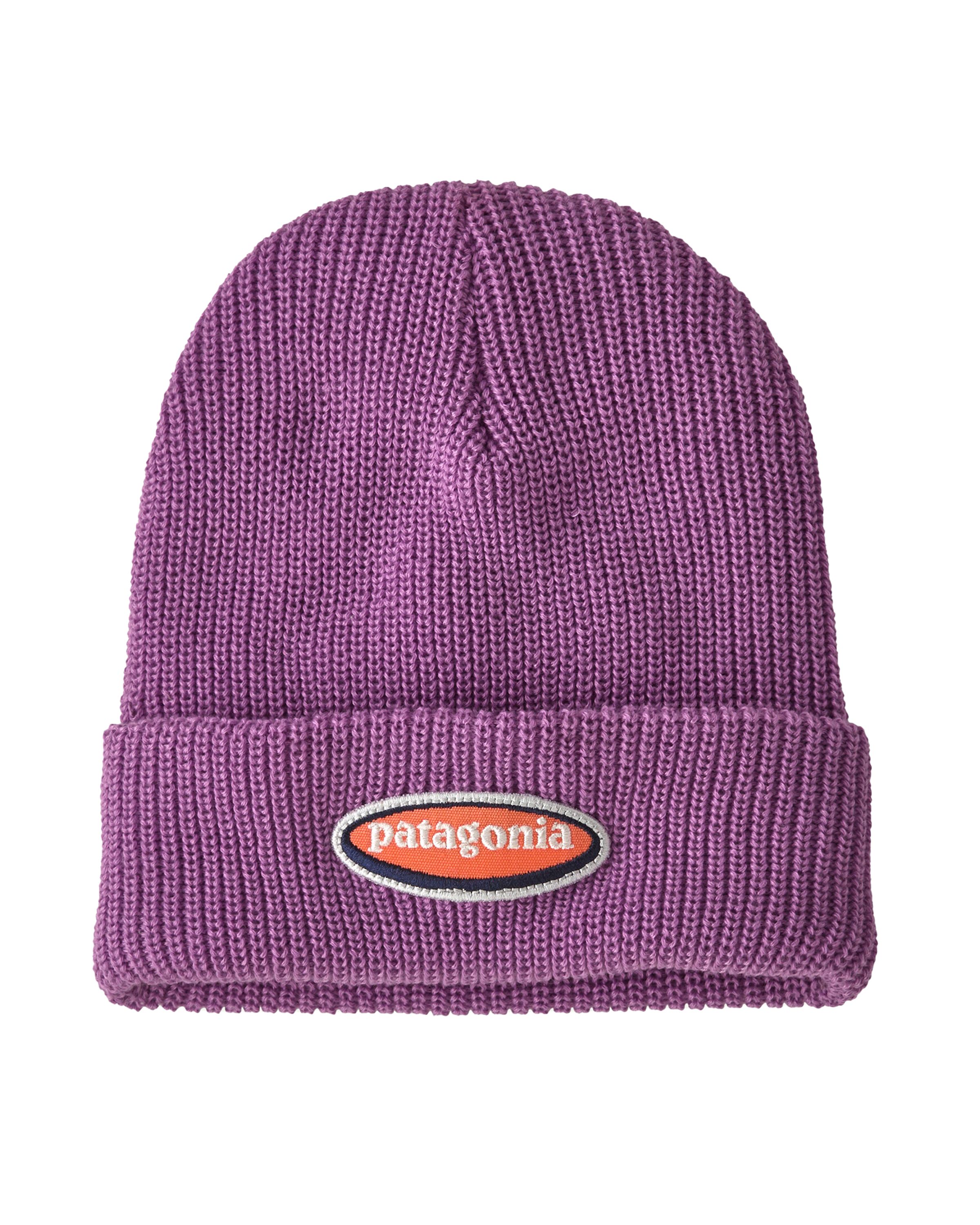 Kid's Logo Beanie Oval Logo: Brisk Purple