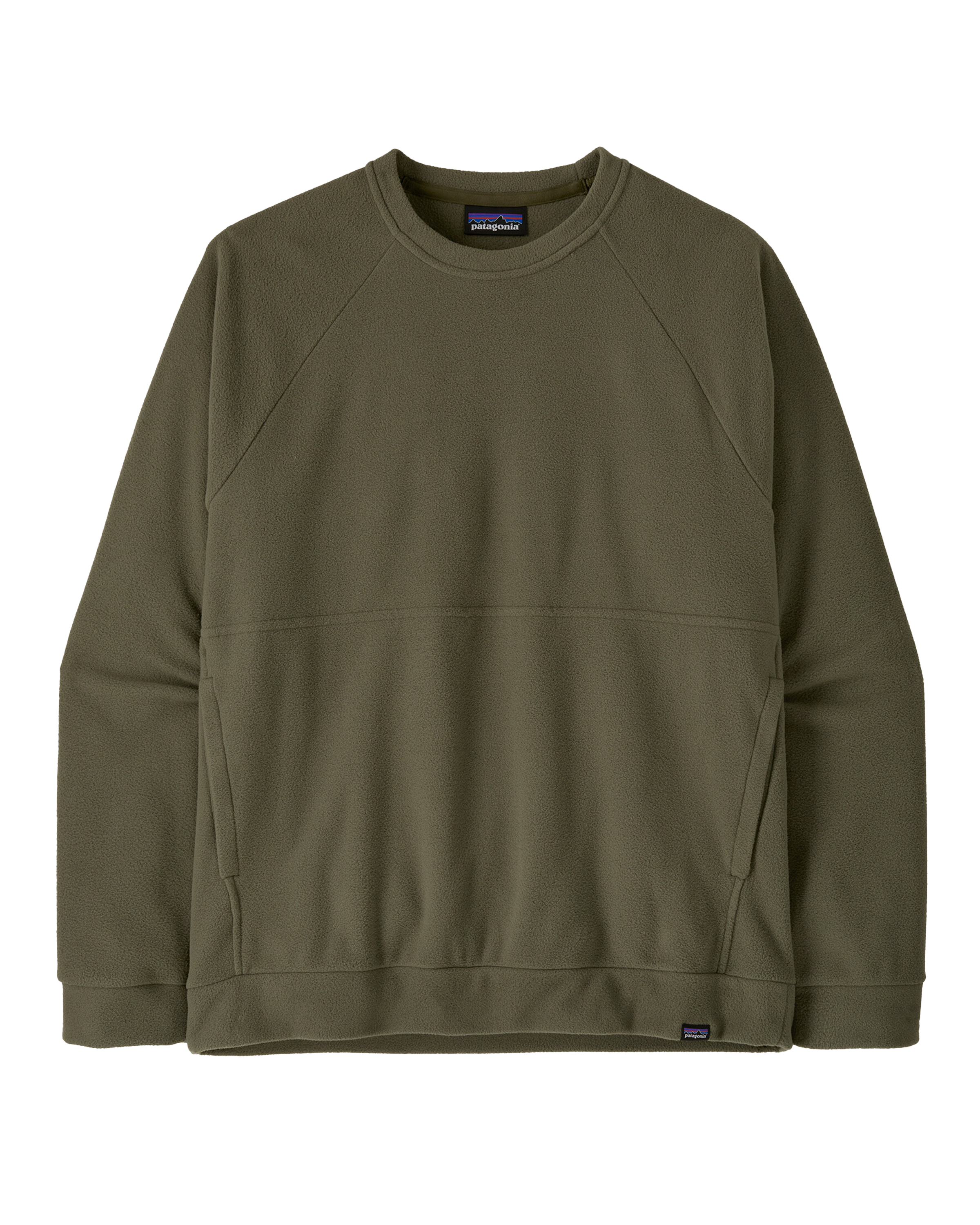 Men's Micro D Crewneck Basin Green