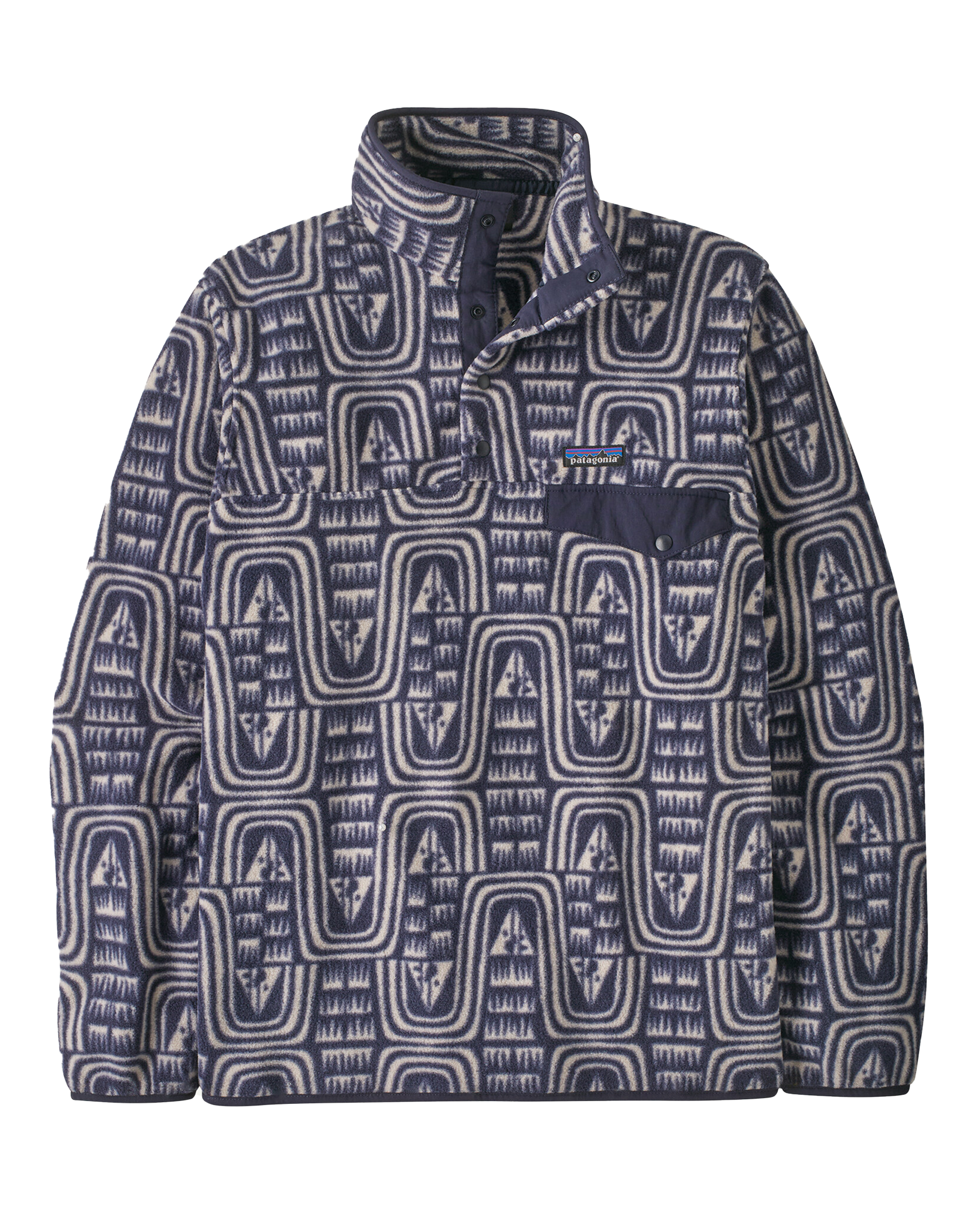 Men's Lightweight Synchilla Snap-T Pullover Flow: Sunken Blue
