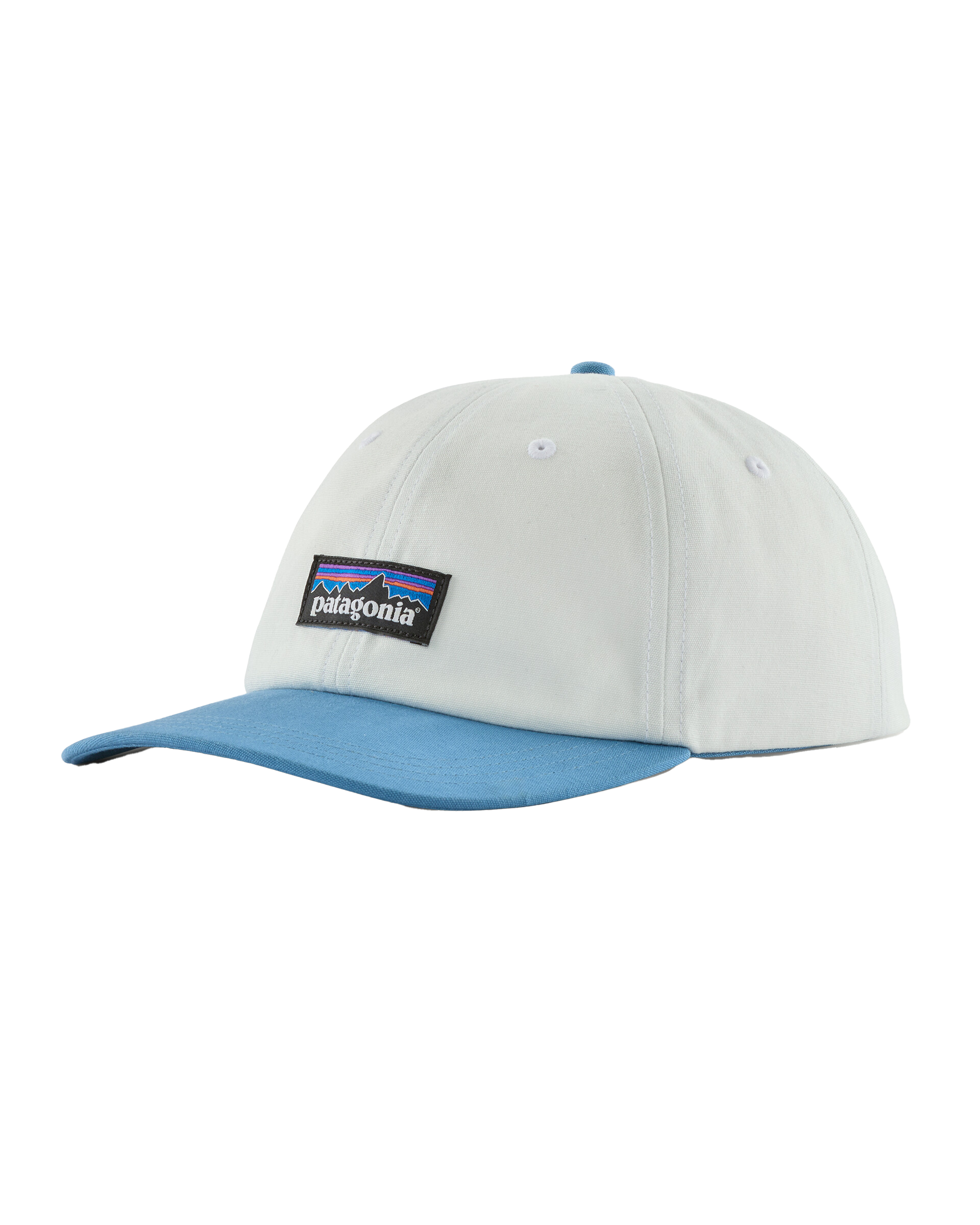P-6 Label Trad Cap Birch White w/ Shore Blue
