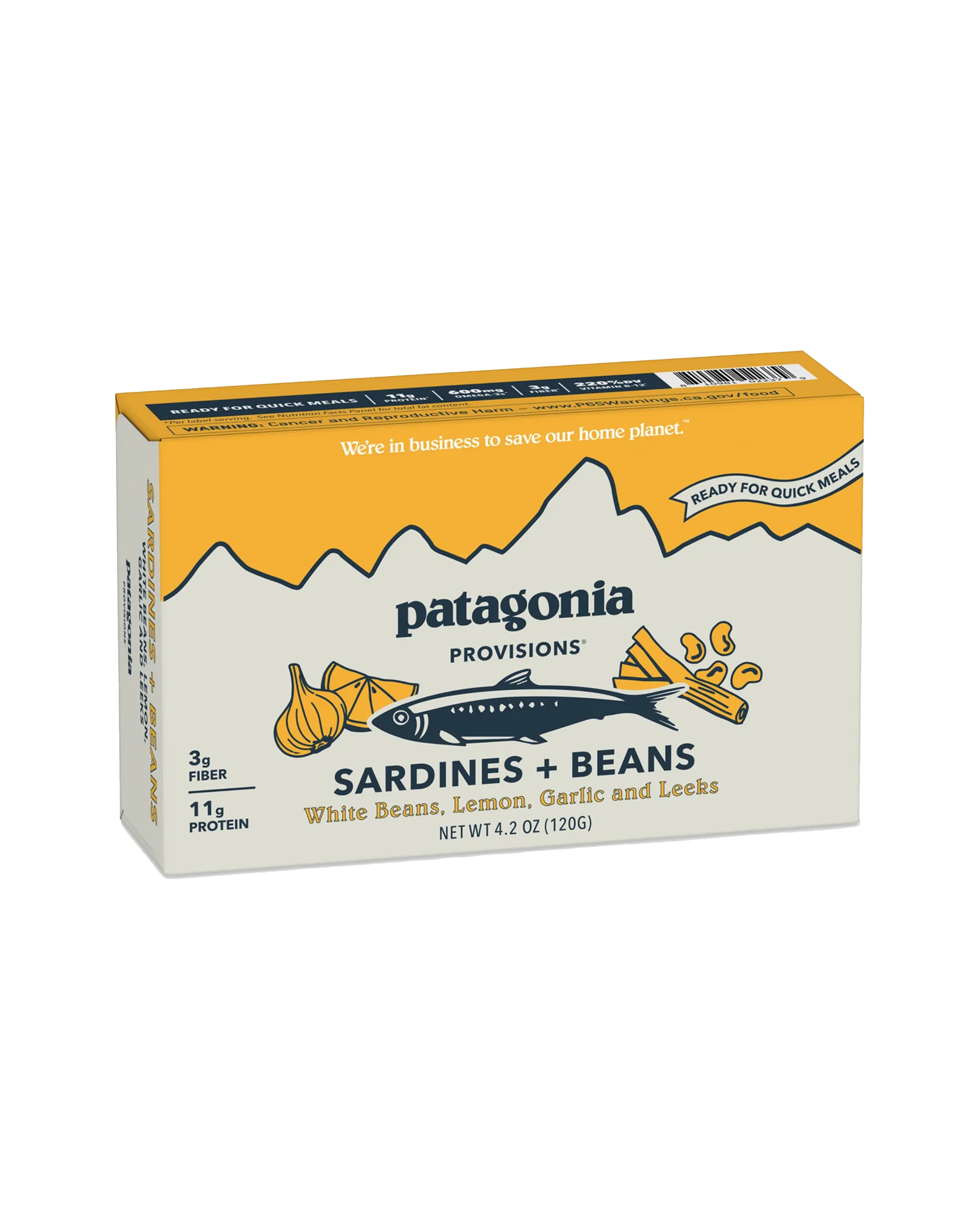 Sardines with White Beans, Lemon, Garlic & Leaks
