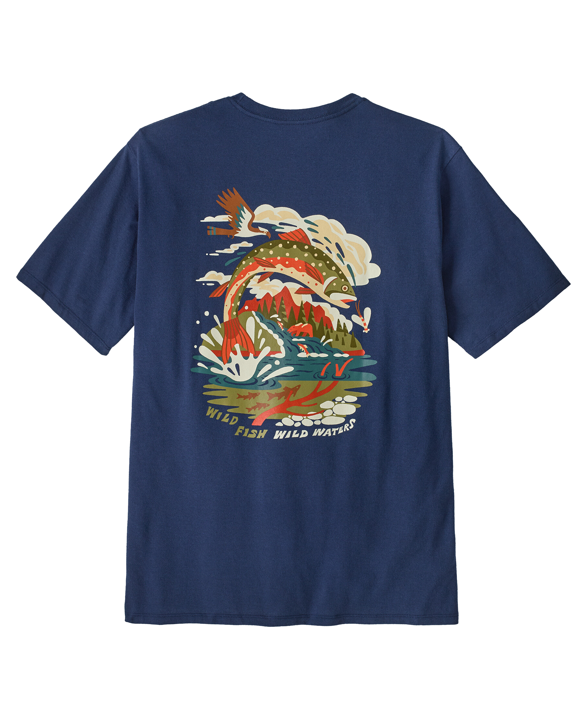 Men's Take a Stand Responsibili-Tee Pine Stream: Clement Blue
