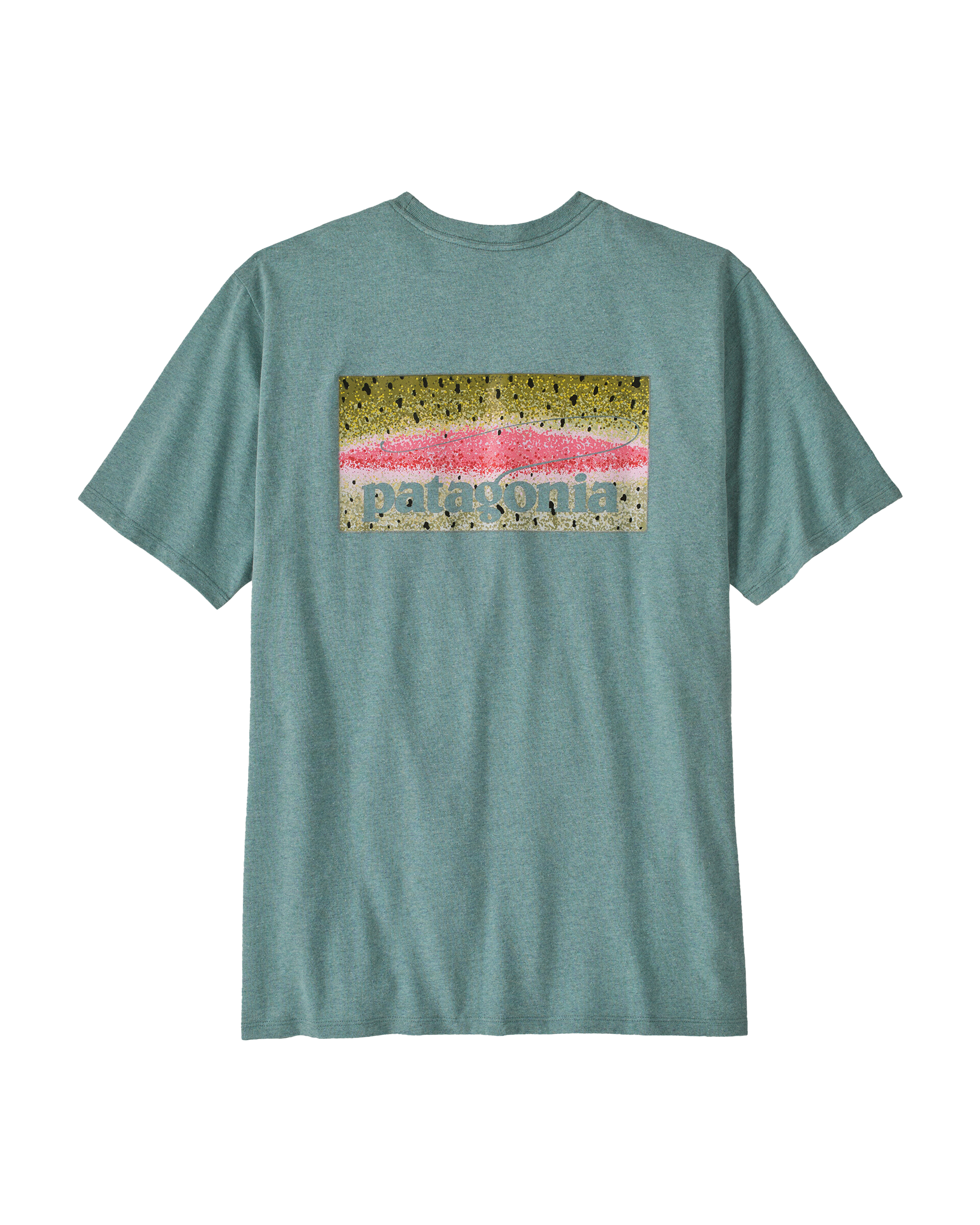 Men's Take a Stand Responsibili-Tee Rainbow Run: Blue Sage