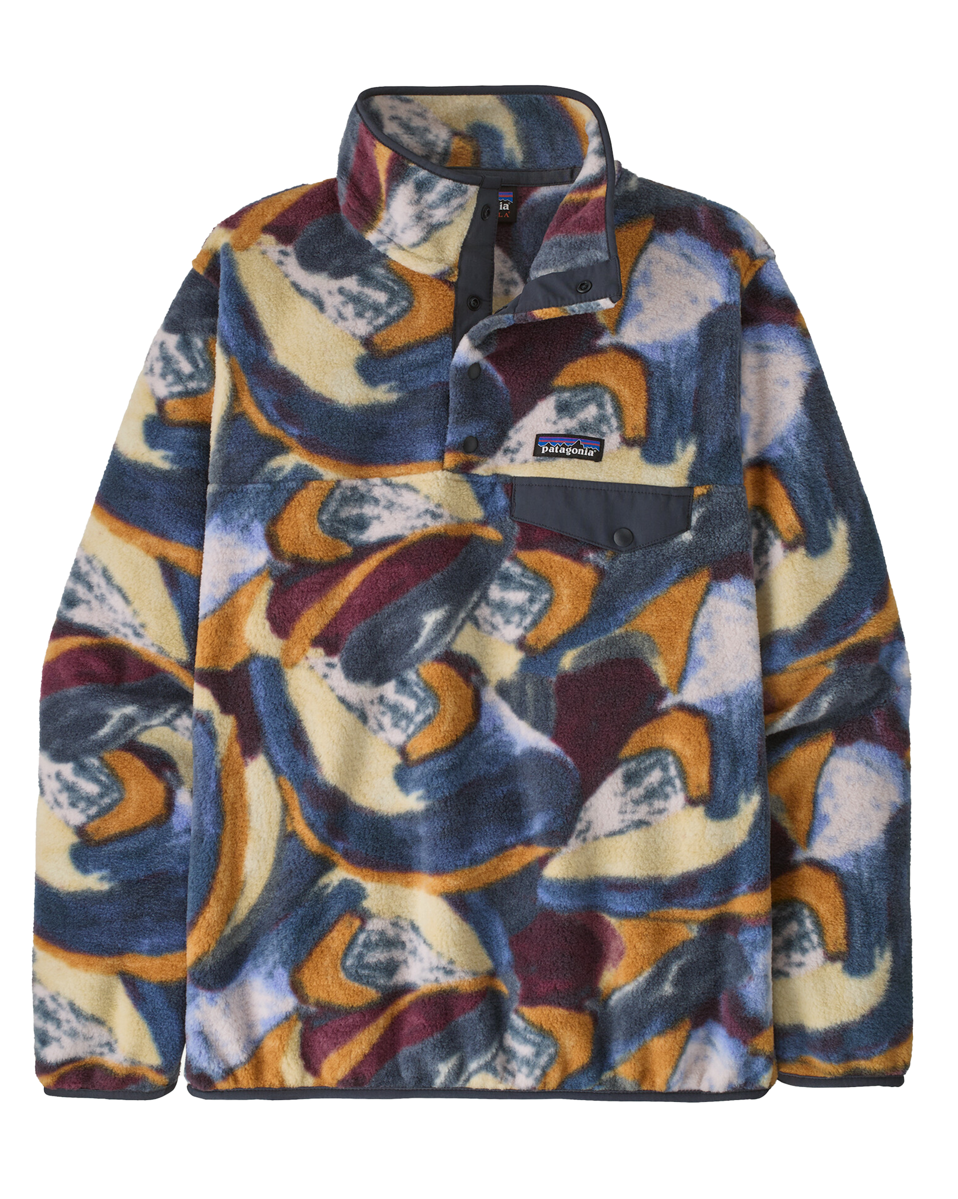 Women's Lightweight Synchilla Snap-T Pullover - Smudge: Smolder Blue