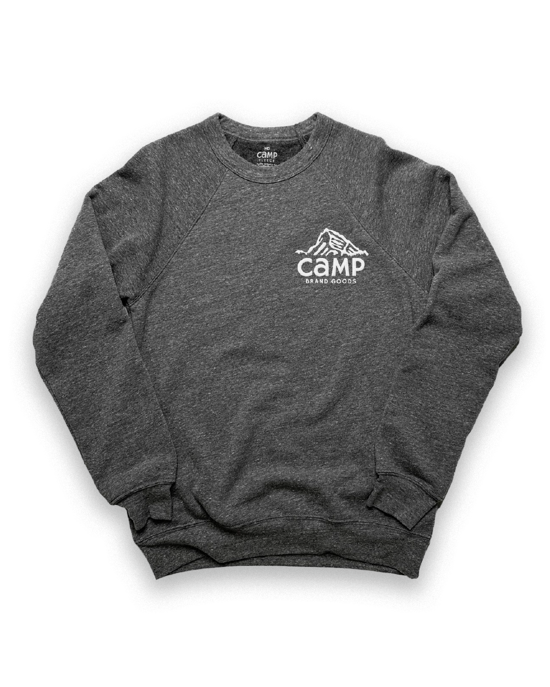 Peak Logo Original Crew Heather Grey