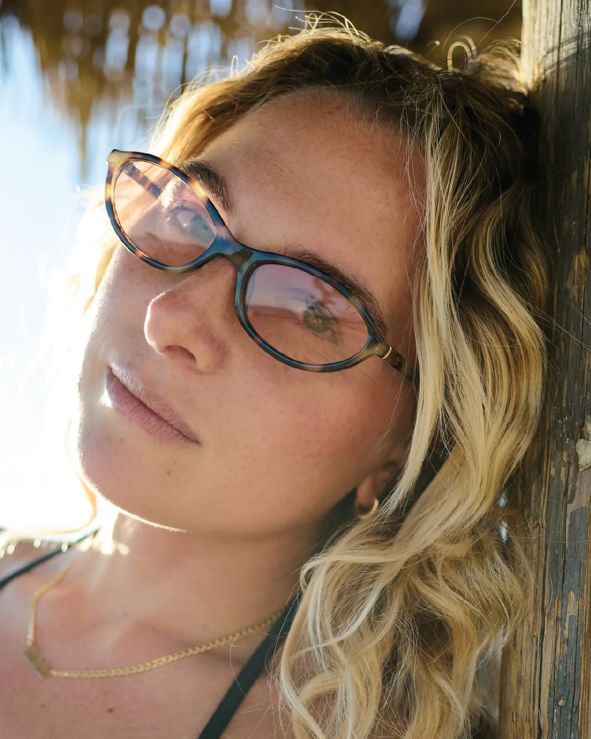 Rachel Tahiti Tort/Peach Lens
