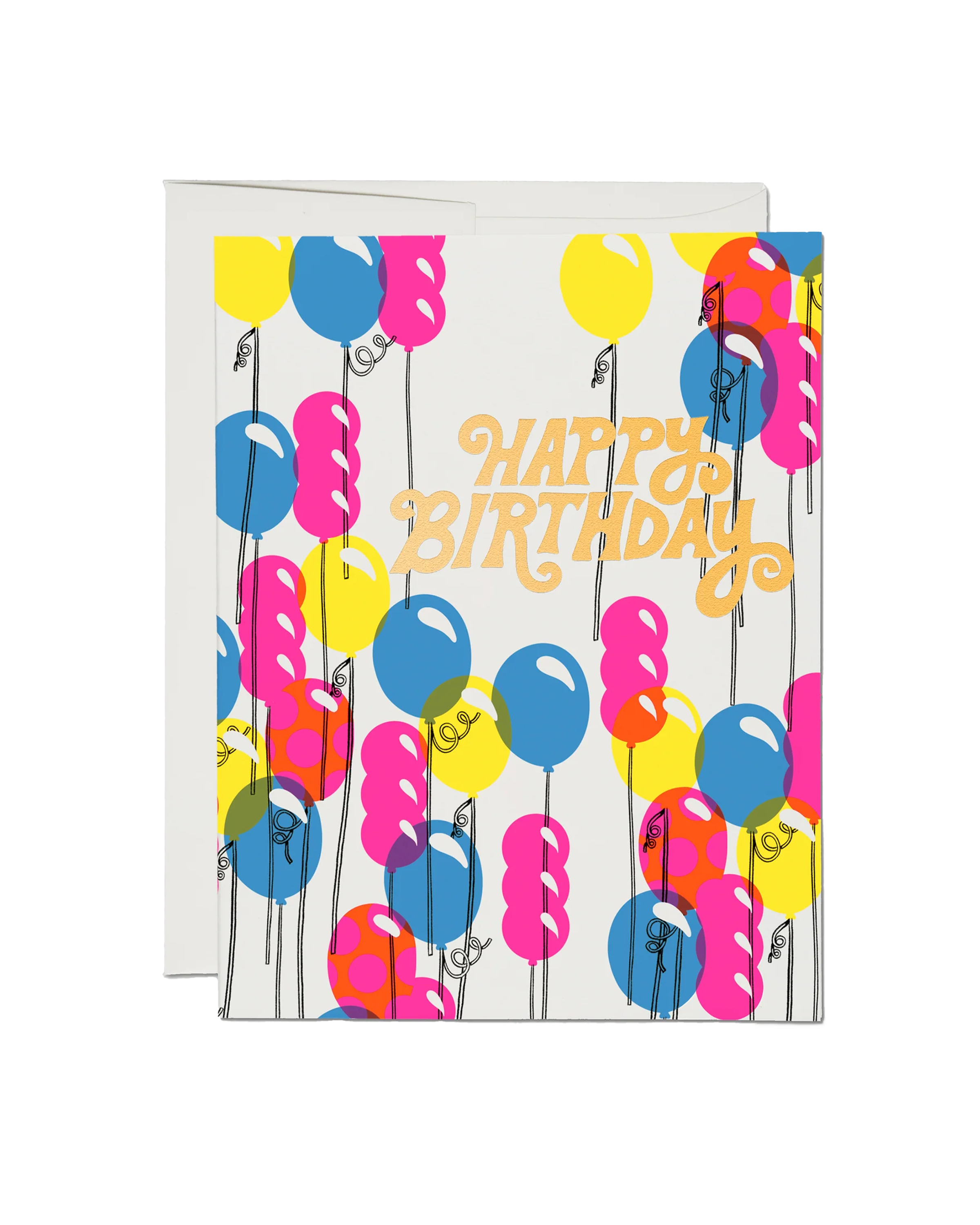 Balloons Birthday Card