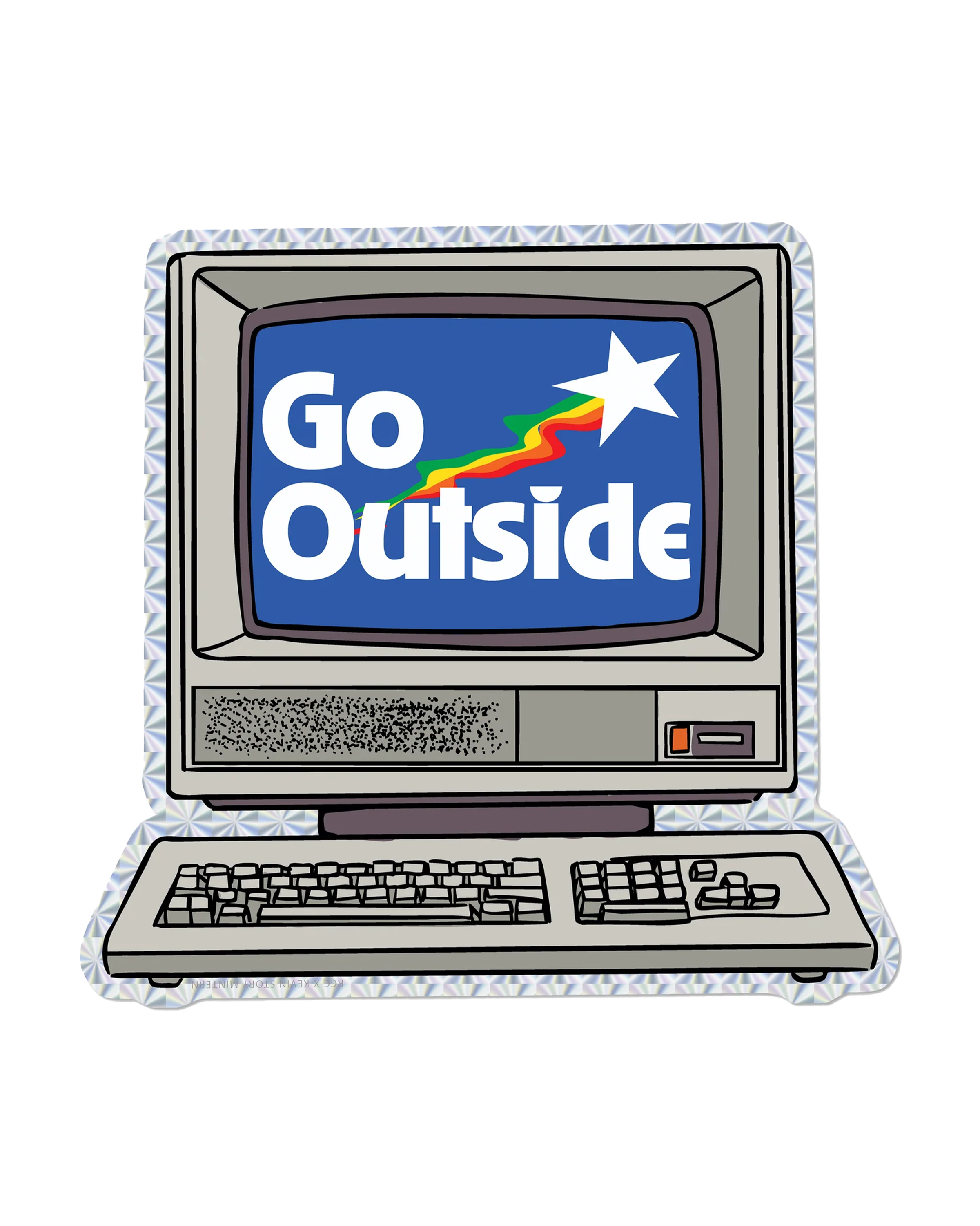 Go Outside Sticker