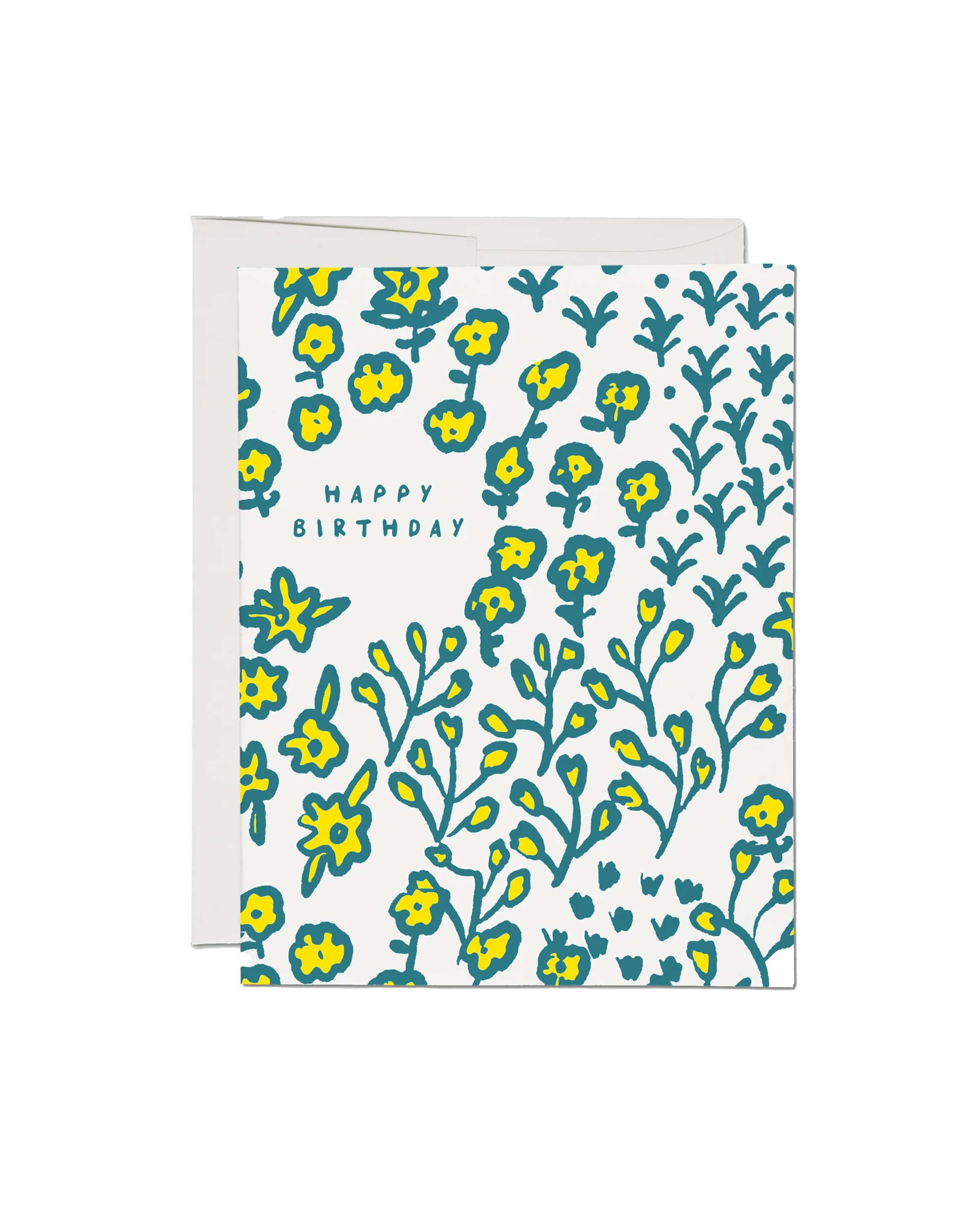 Wildflowers Birthday Card