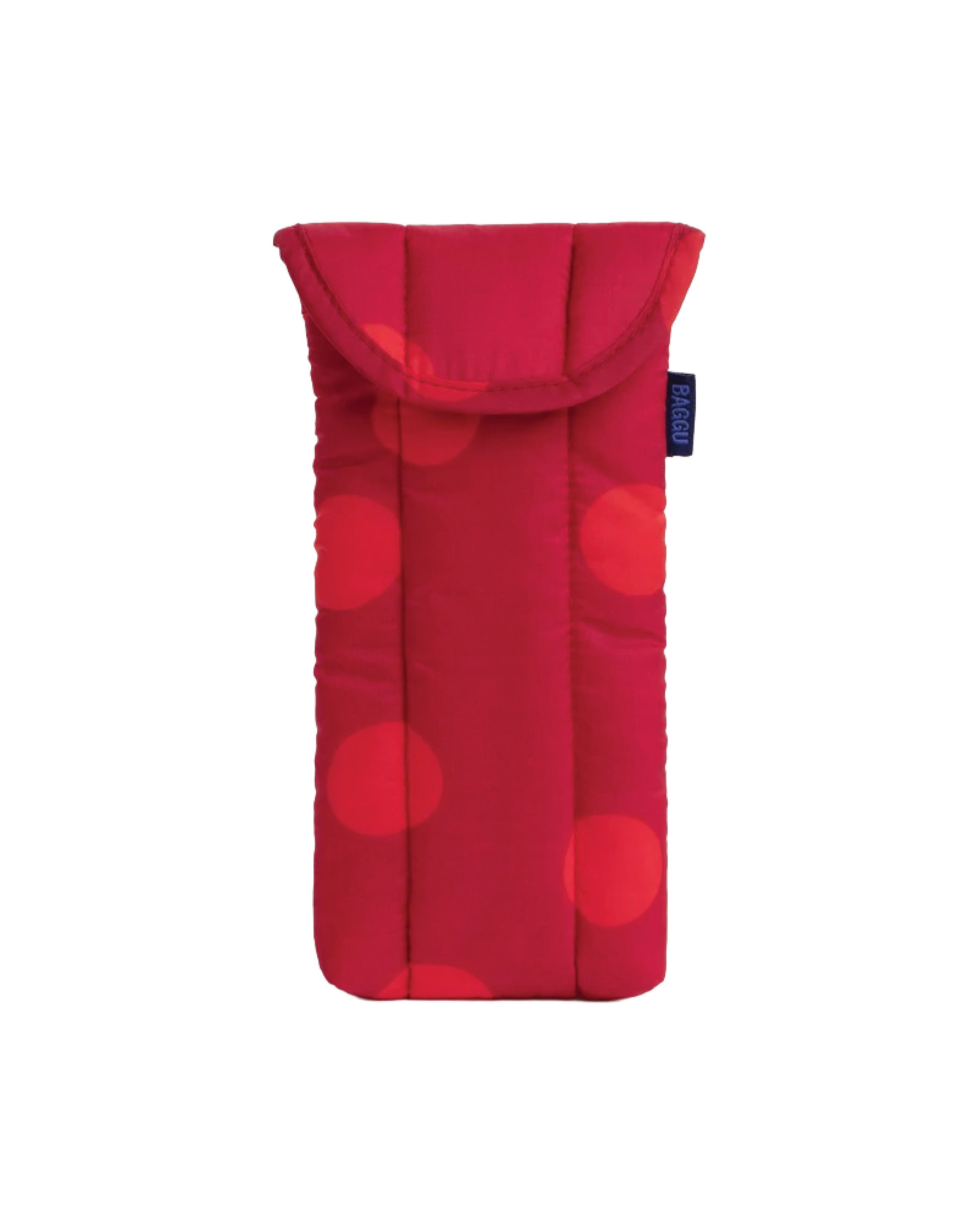 Puffy Glasses Sleeve Red Polka Dot