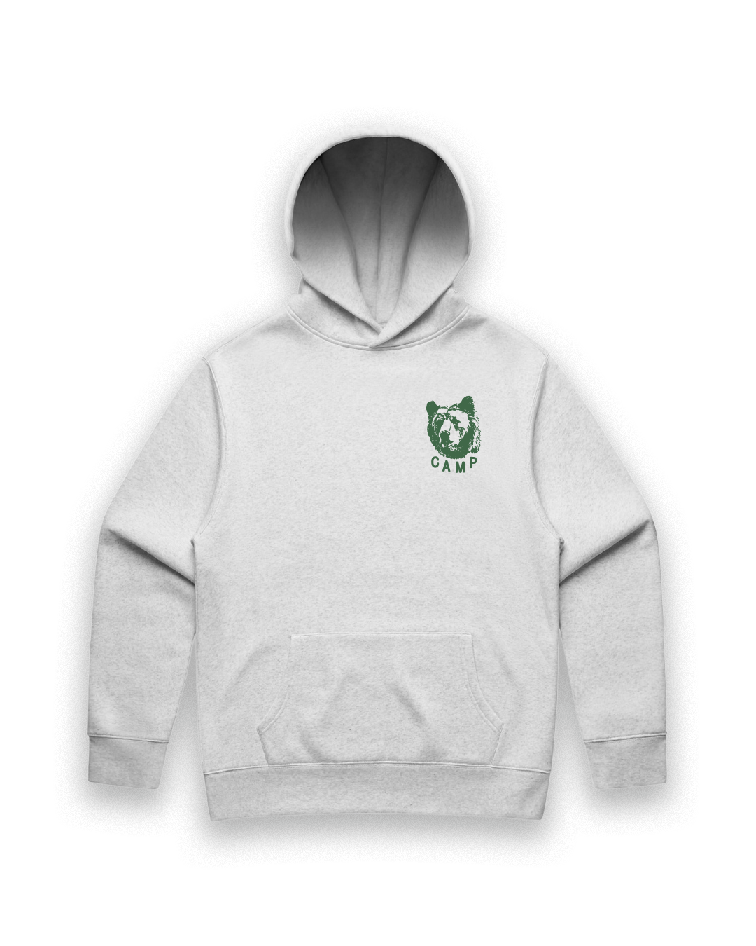 Respect Relaxed Fleece Hoodie - White Heather