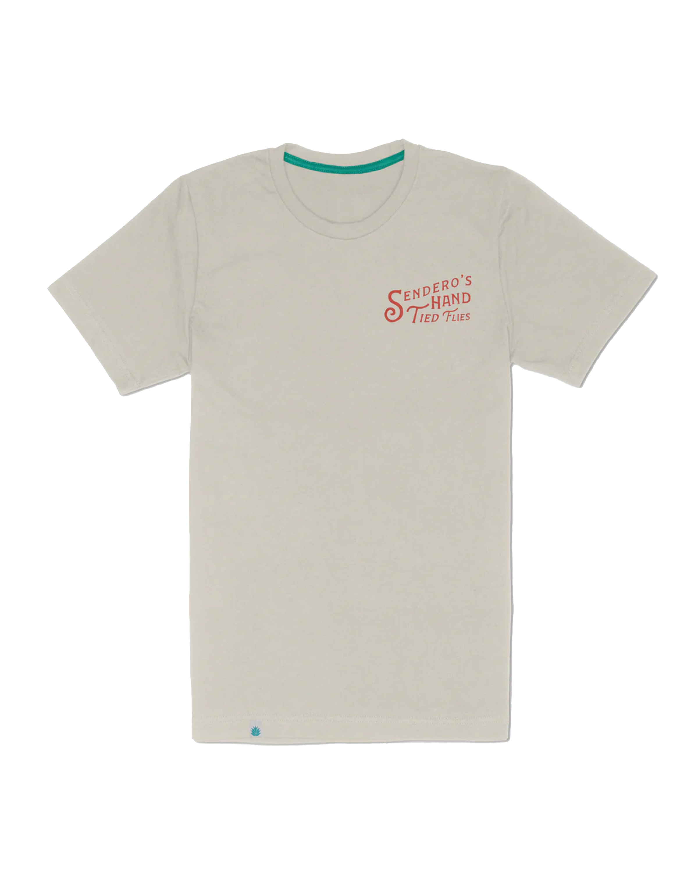 Hand Tied Flies T-Shirt - Sand