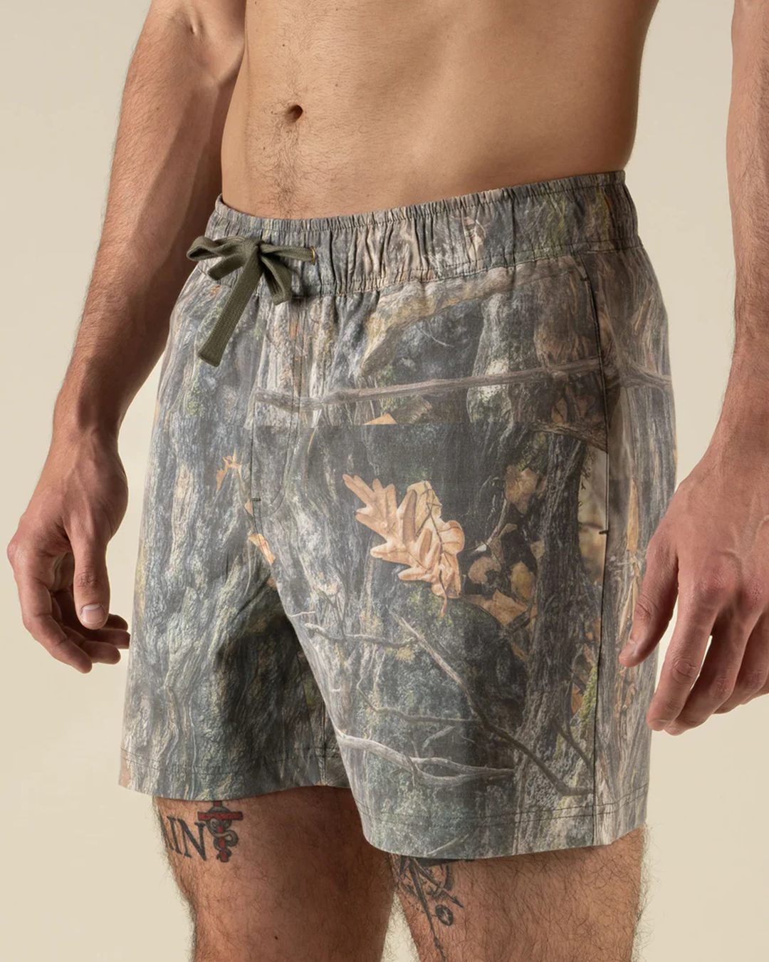 Men's Barton Elastic Boardshort - Will Tree Camo