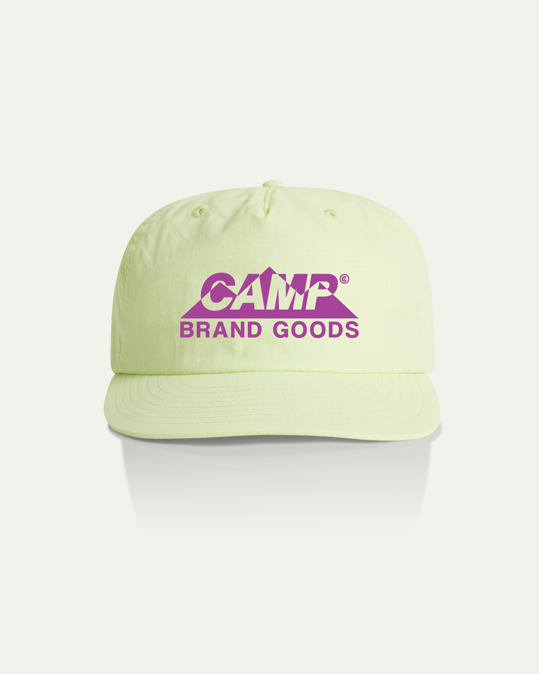 Shop Nylon Camp Hat - Lime
