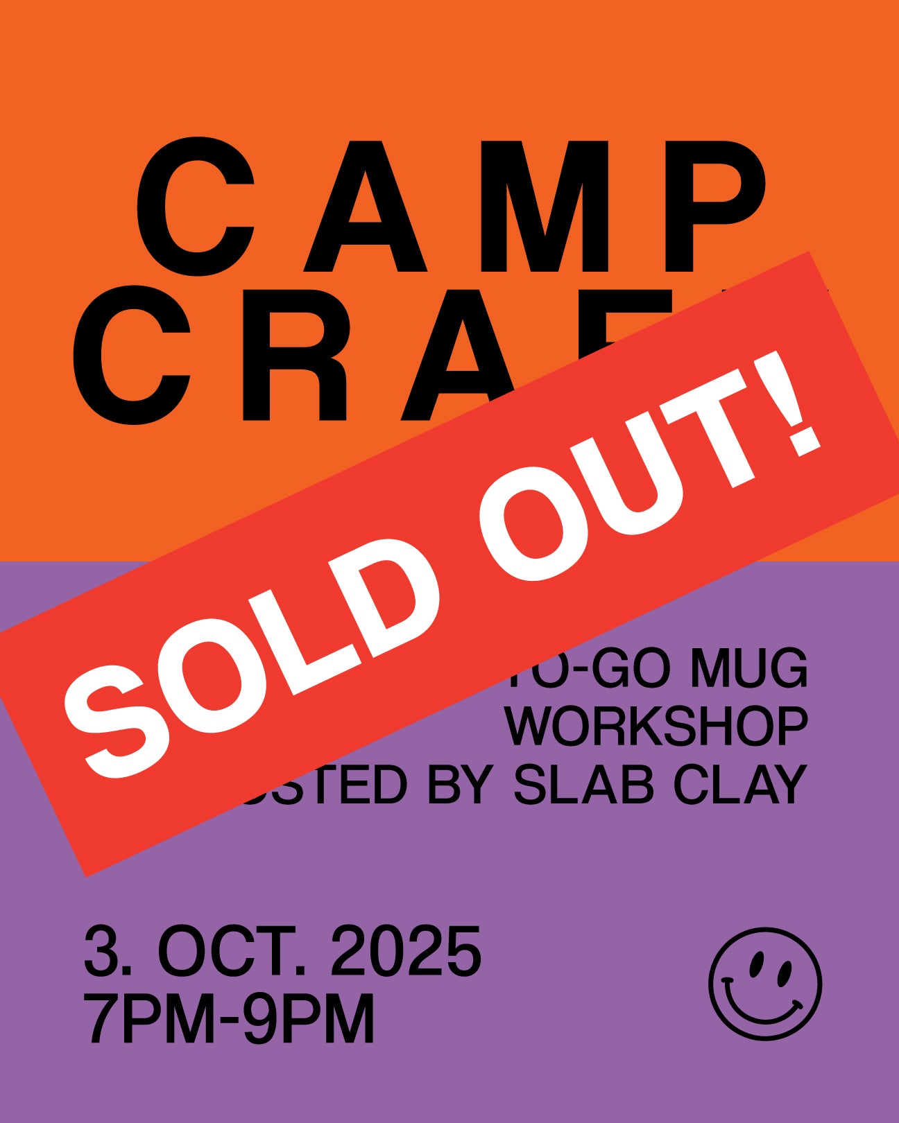 CAMPCRAFT - SLAB CLAY WORKSHOP