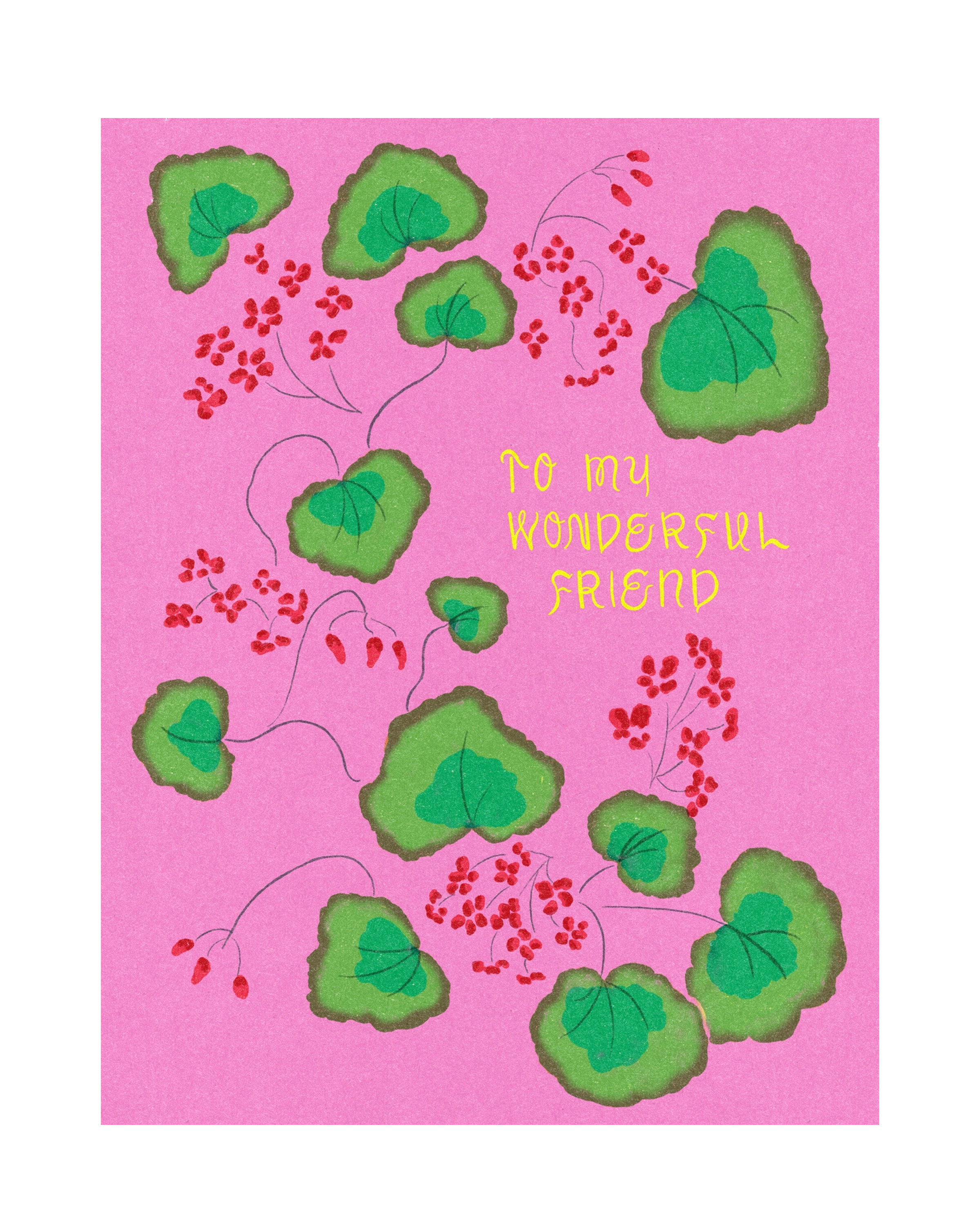 My Wonderful Friend Card