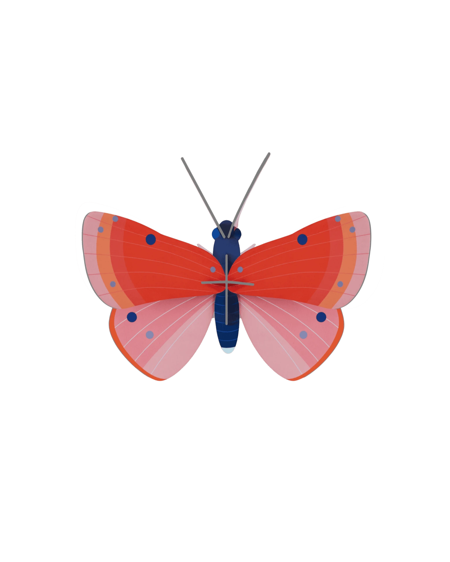 Speckled Copper Butterfly