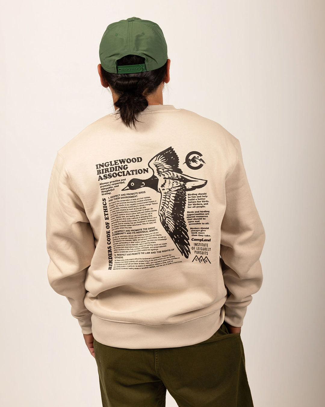 Birder's Club Vintage Crewneck - Sand