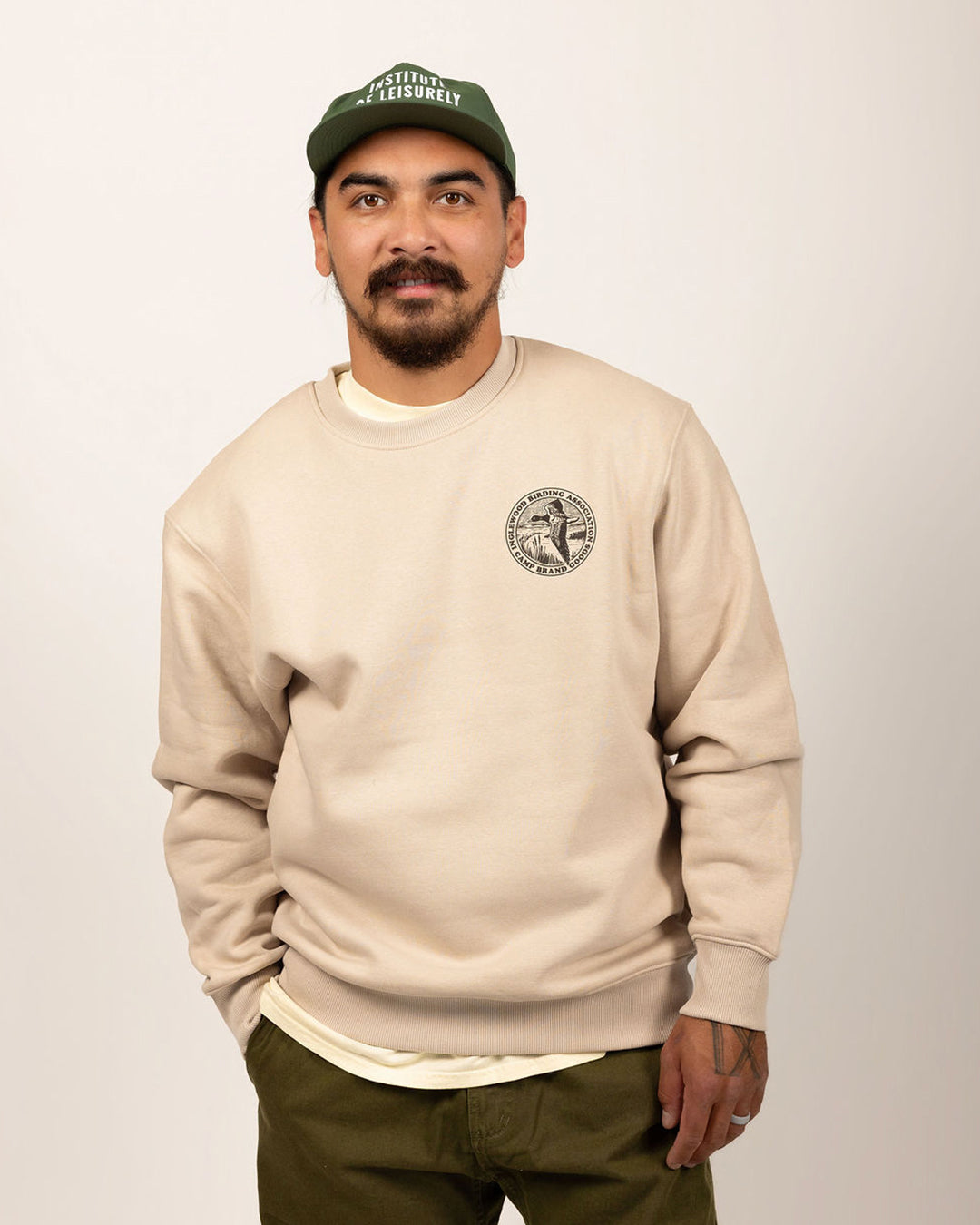 Birder's Club Vintage Crewneck - Sand