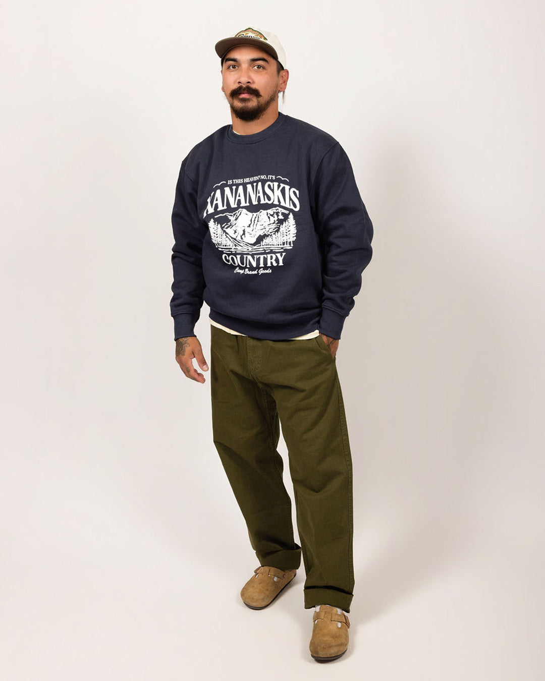 Kananaskis Vintage Crewneck - Navy