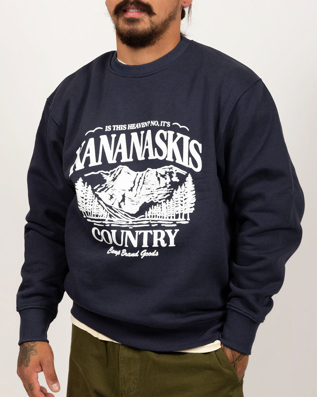Kananaskis Vintage Crewneck - Navy