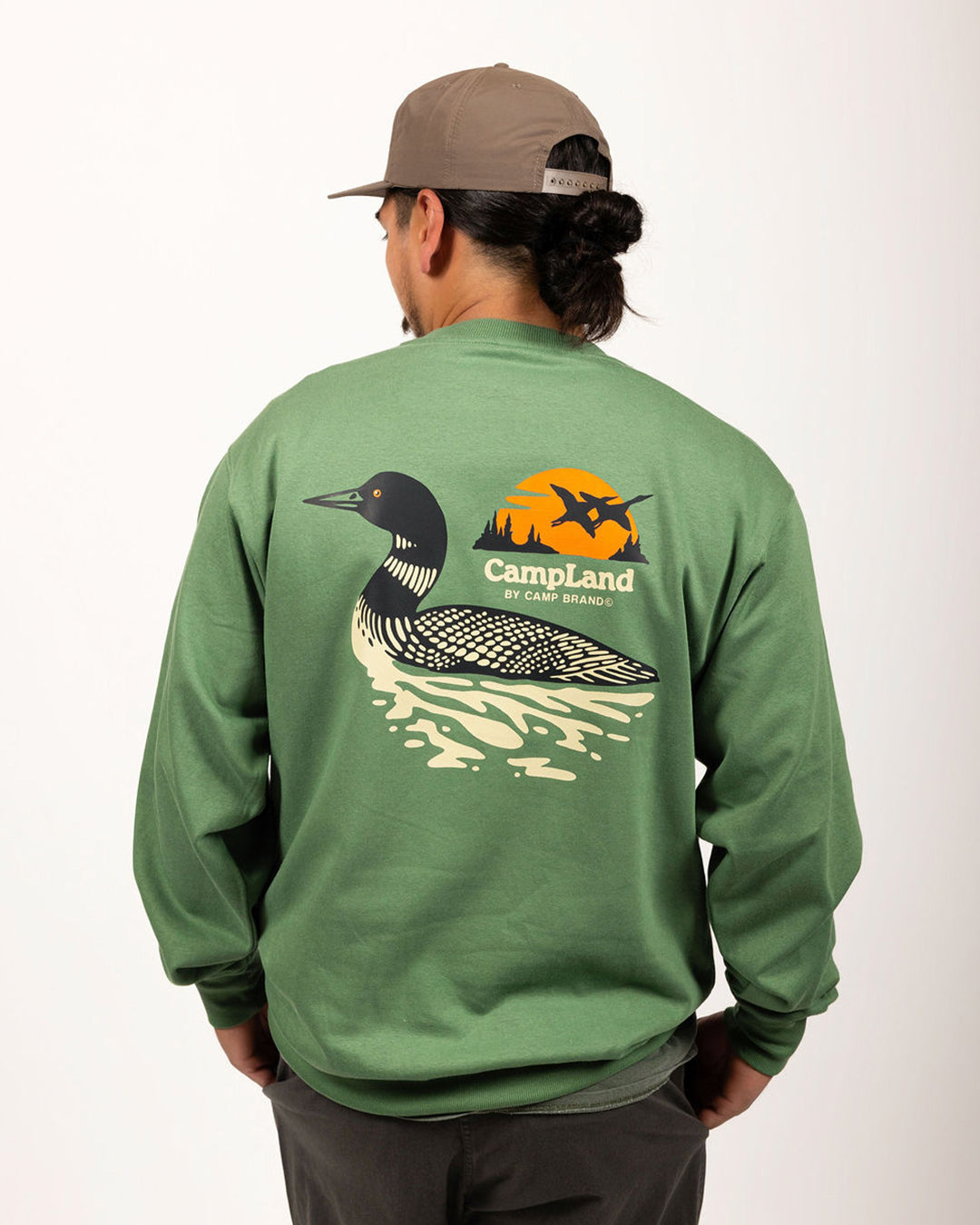 Loon Lake Everyday Crewneck - Balsam Green